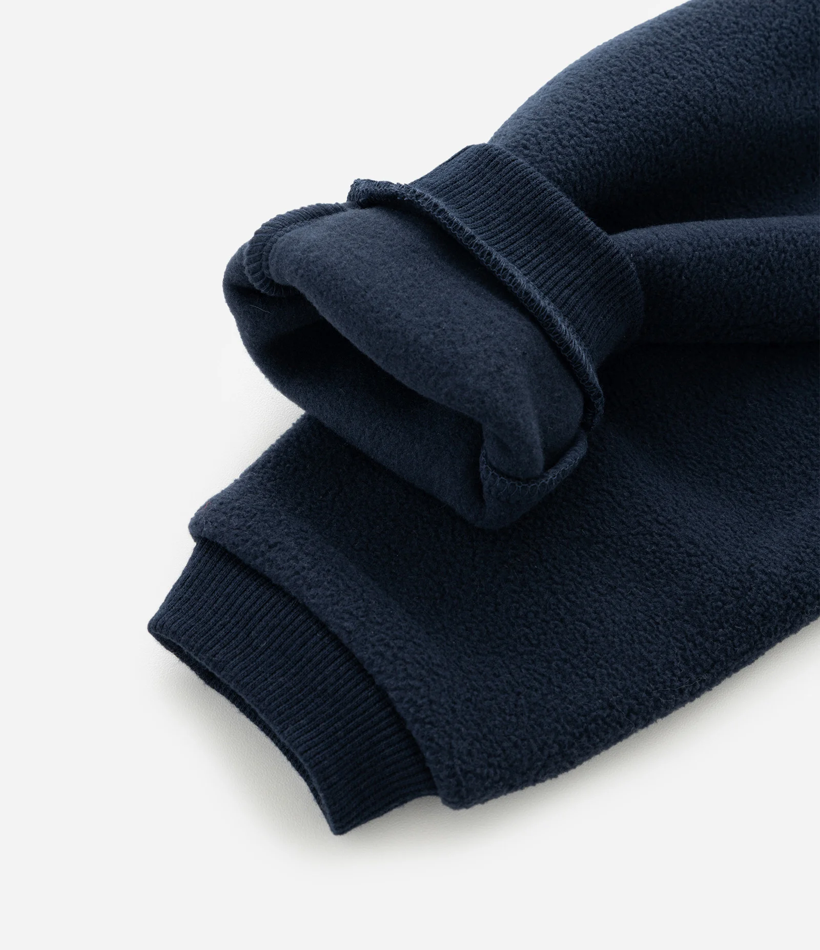 Calça Infantil em Polar Fleece com Punhos – Tam RN a 12 Meses Azul Marinho 4