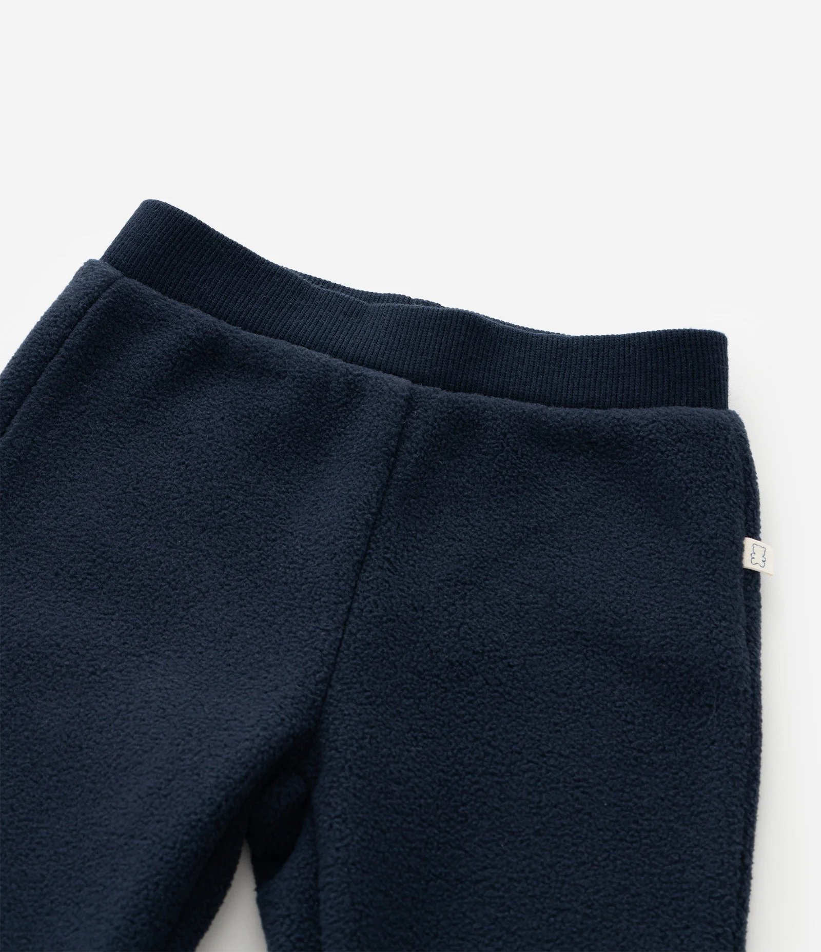 Calça Infantil em Polar Fleece com Punhos – Tam RN a 12 Meses Azul Marinho 5