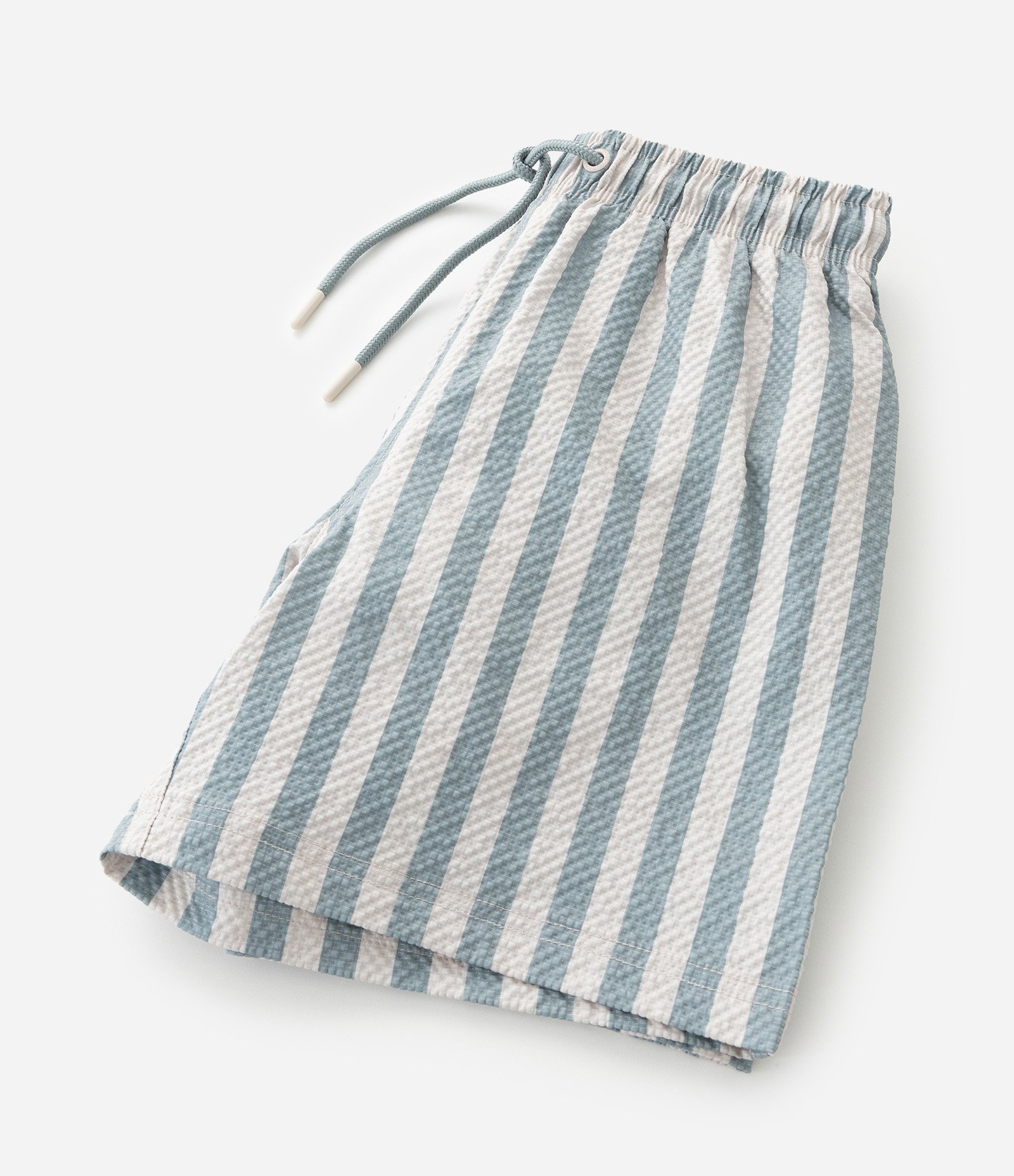 Bermuda Infantil com Listras Texturizadas - Tam 5 a 14 Anos Verde 7