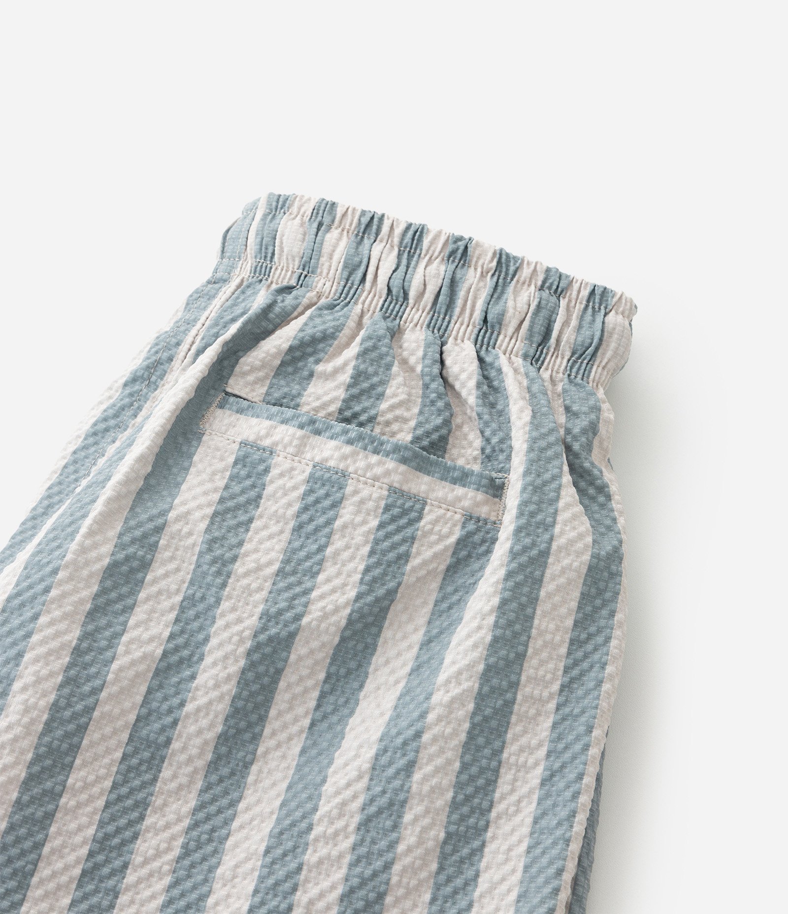 Bermuda Infantil com Listras Texturizadas - Tam 5 a 14 Anos Verde 8