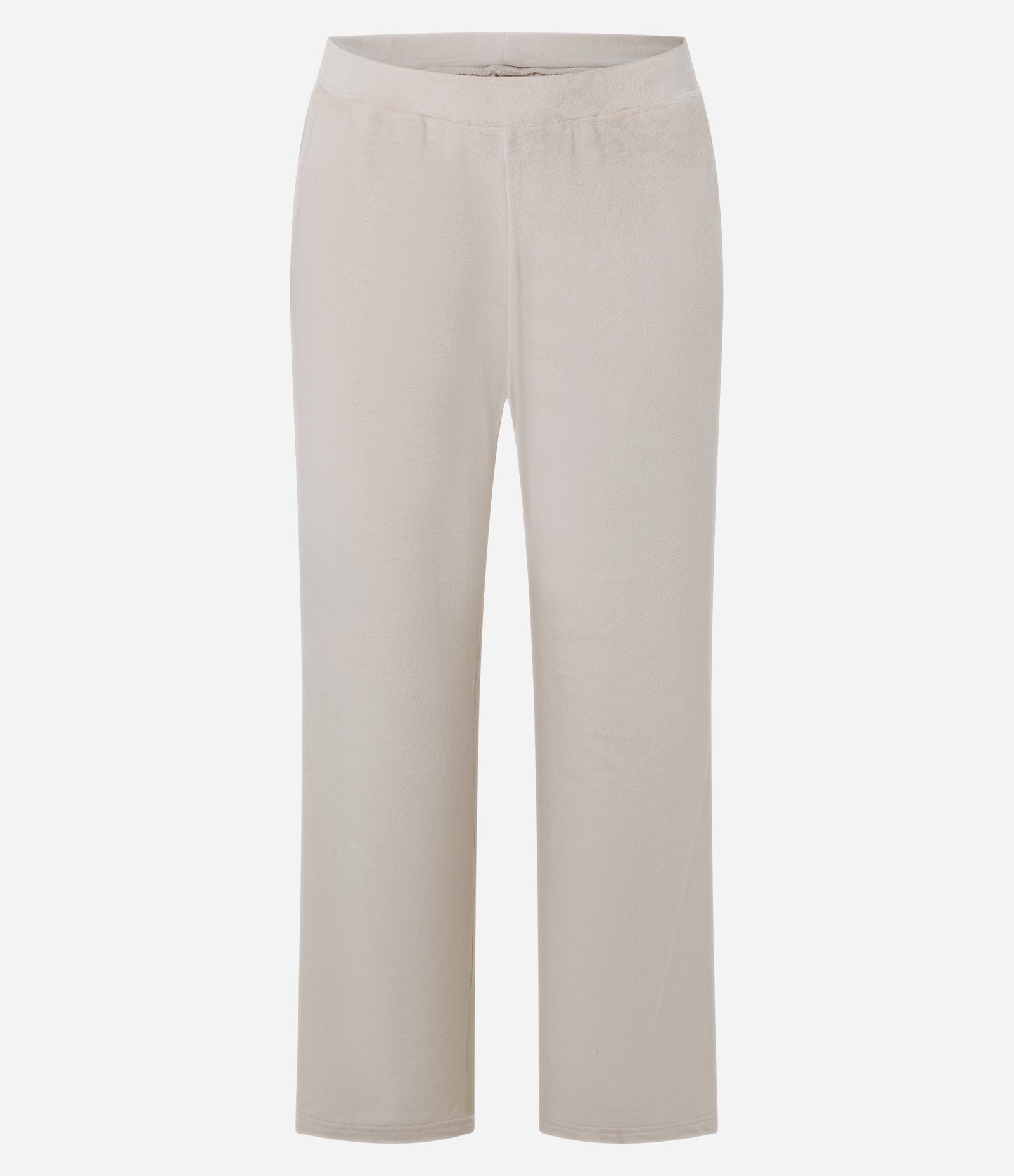 Pijama Pesado Feminino Plush Manga Longa Bege 4