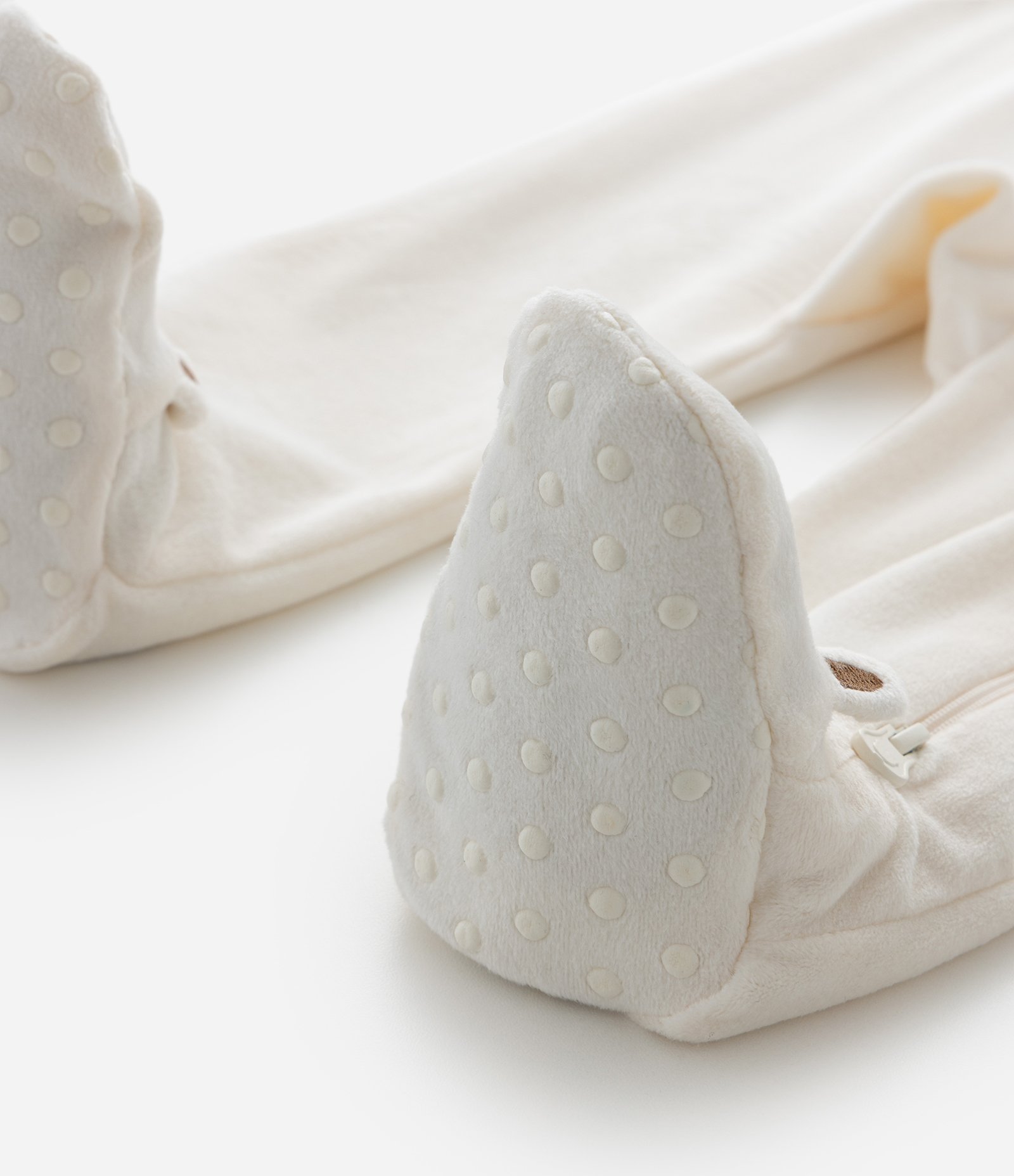 Macacão Infantil com Bordado de Cavalo – Tam 0 a 18 Meses Off White 7