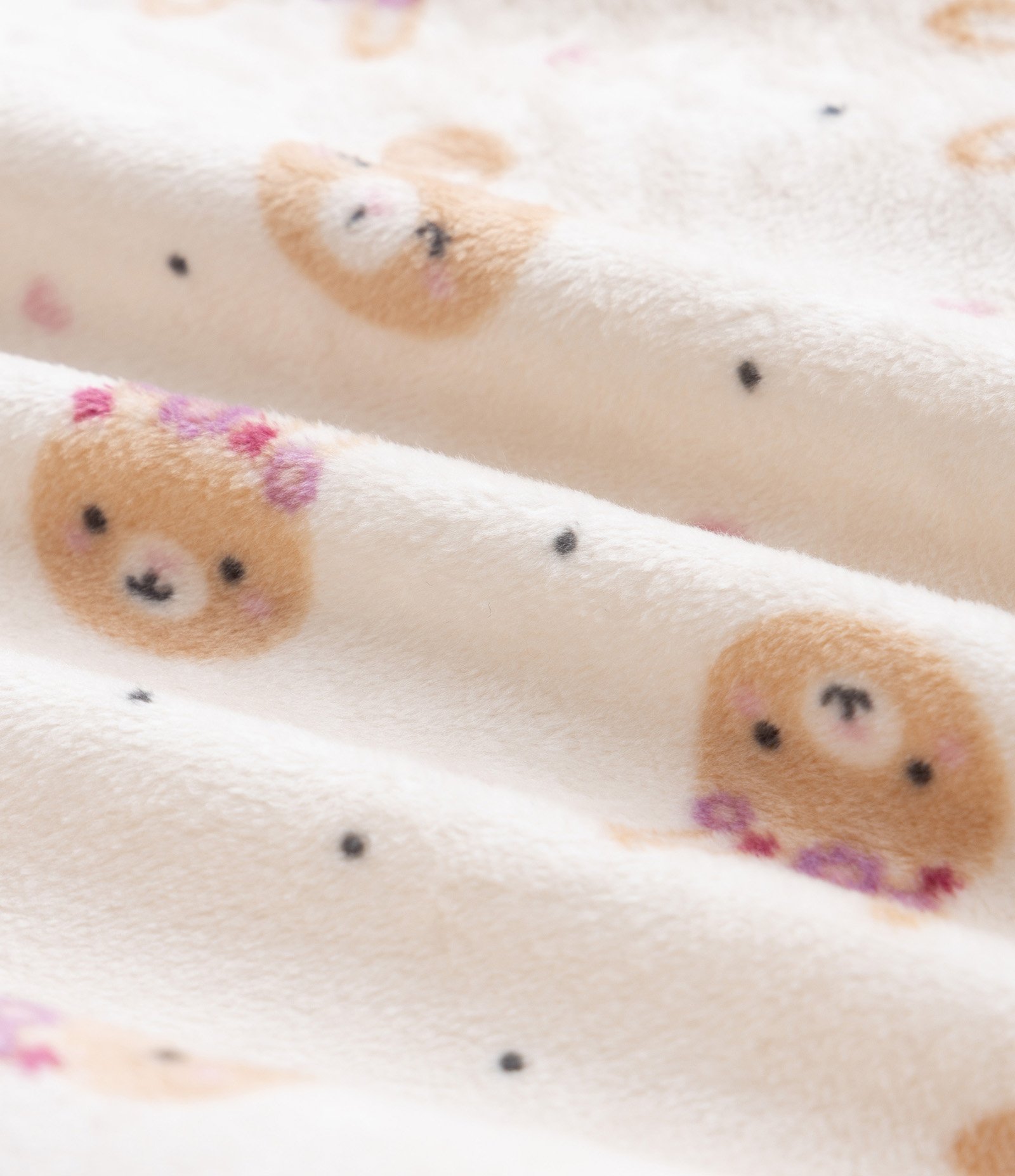 Macacão Bebê com Estampa Fullprint de Coelho – Tam RN a 18 Meses Off White 4