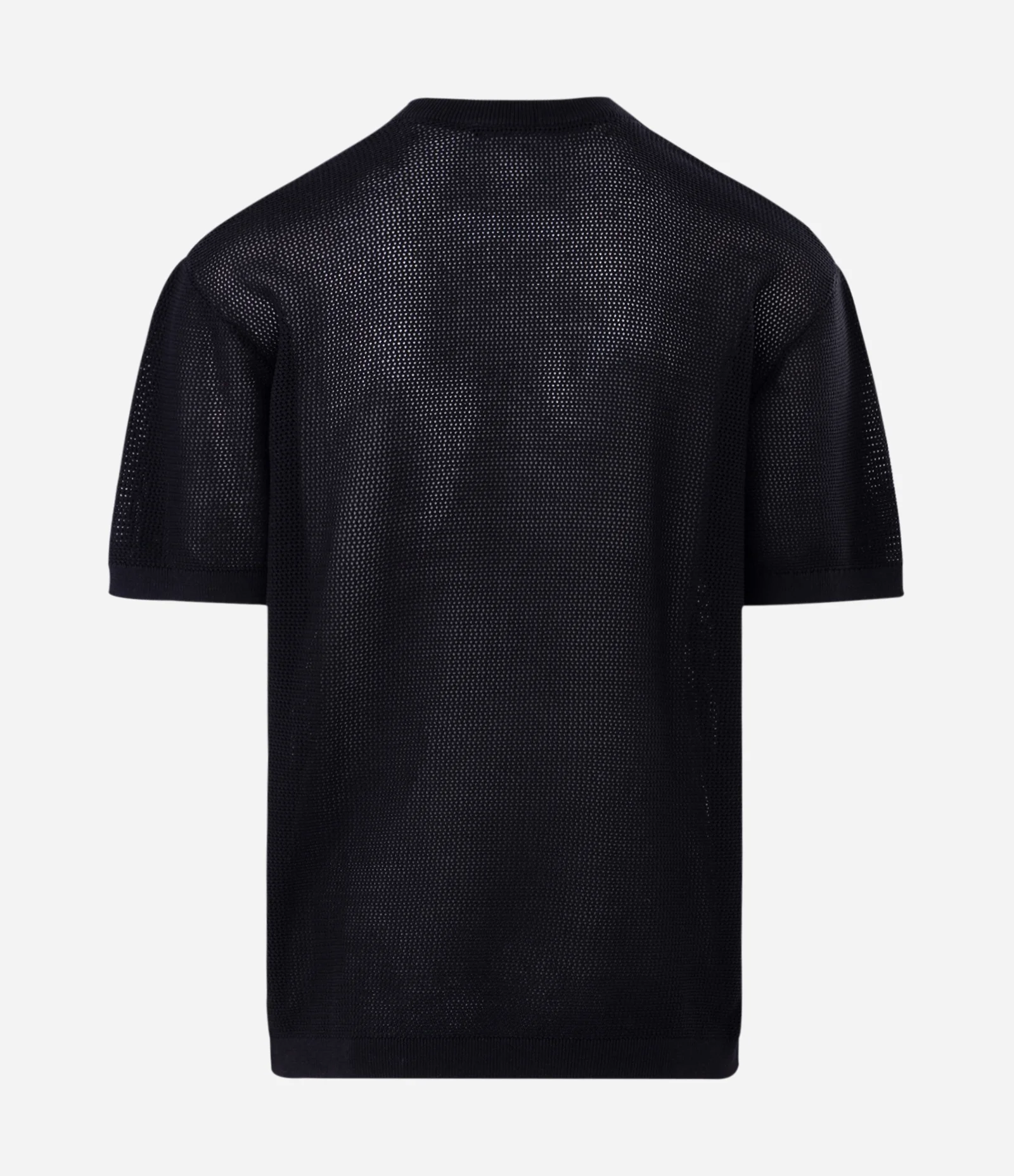 Camiseta Boxy em Tricô Preto 2