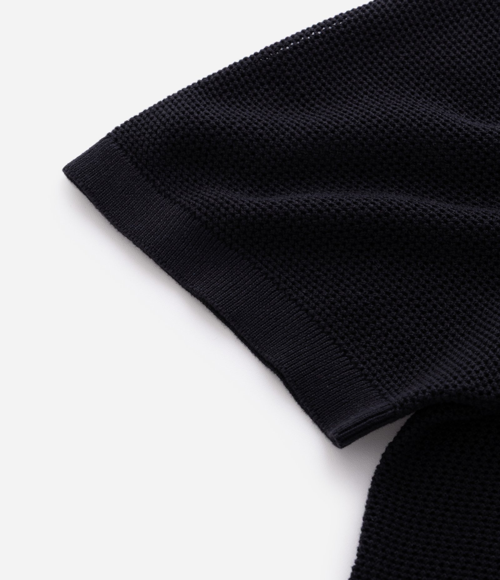 Camiseta Boxy em Tricô Preto 5