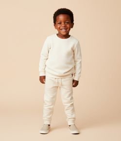 Camiseta Infantil Texturizada Básica - Tam 1 a 6 Anos