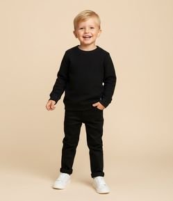 Camiseta Infantil Texturizada Básica - Tam 1 a 6 Anos