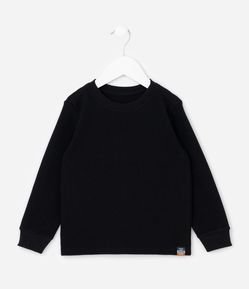 Camiseta Infantil Texturizada Básica - Tam 1 a 6 Anos