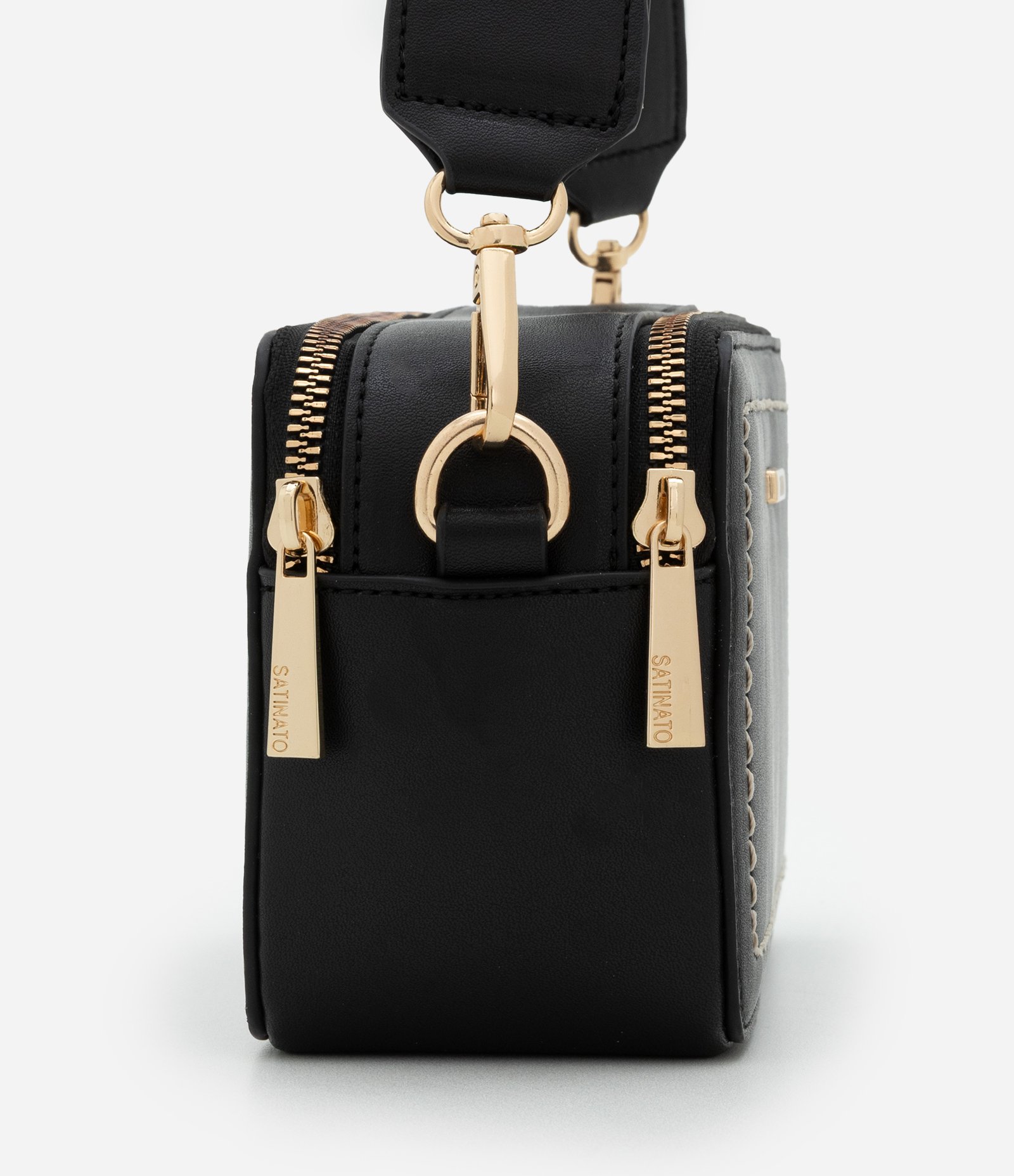 Bolsa Pequena com Alça Longa Transversal Preto 2