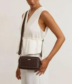 Bolsa Pequena com Alça Longa Transversal