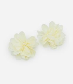 Maxi Brinco Flor com Pétalas