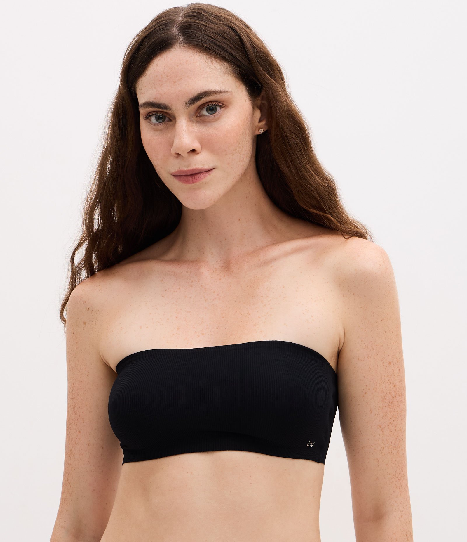 Sutiã Tomara Que Caia em Microfibra Com Bojo e Texturizado Preto 2