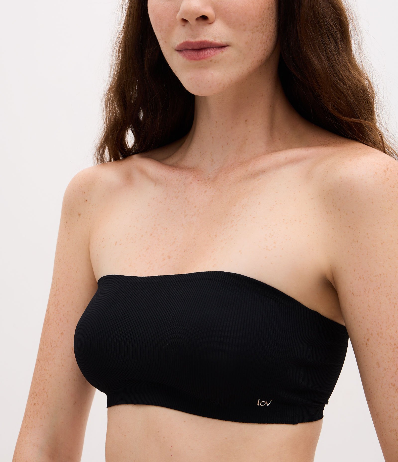 Sutiã Tomara Que Caia em Microfibra Com Bojo e Texturizado Preto 4