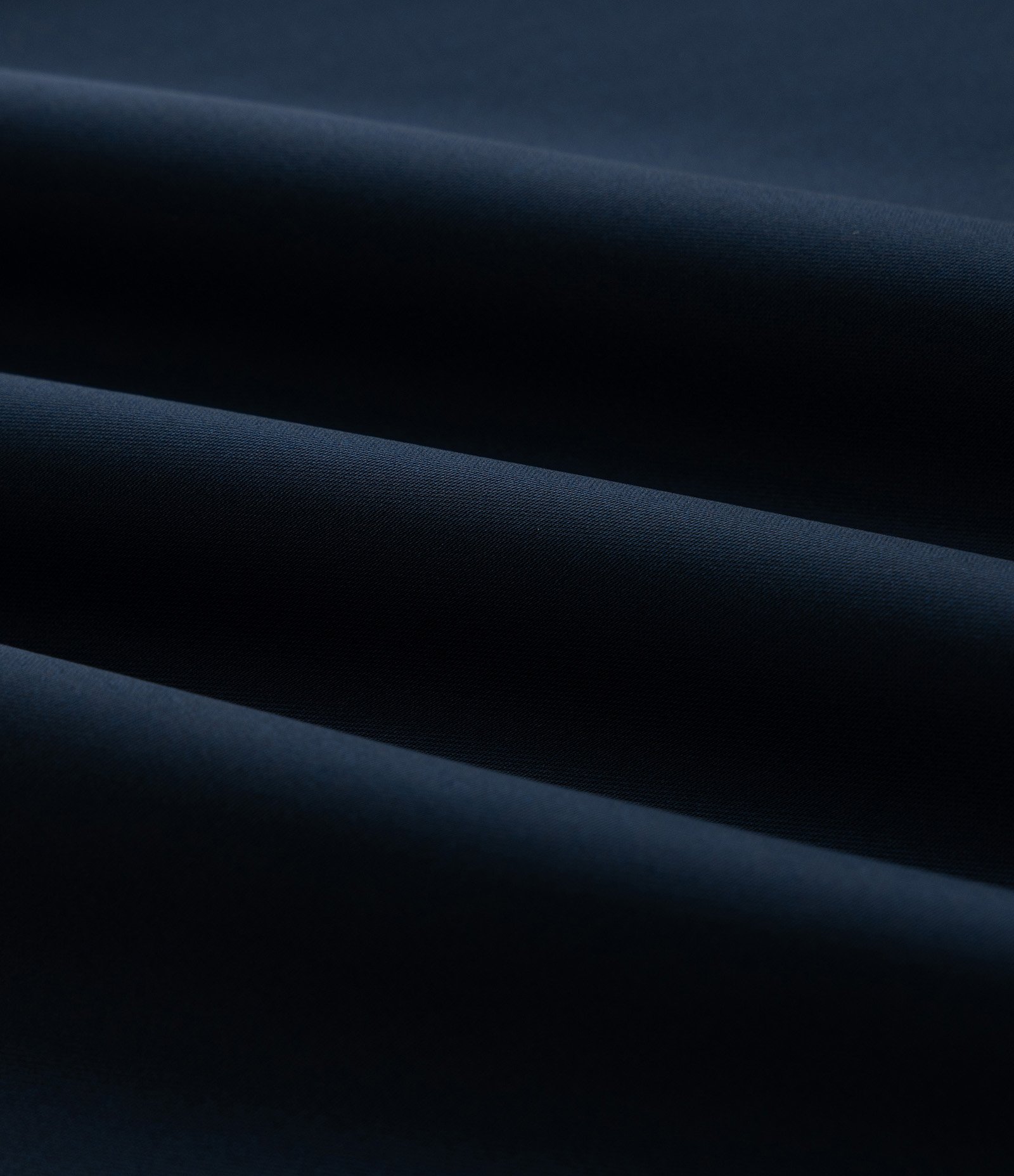 Camisa Regular em Cetim com Vista de Botões Azul Marinho 10