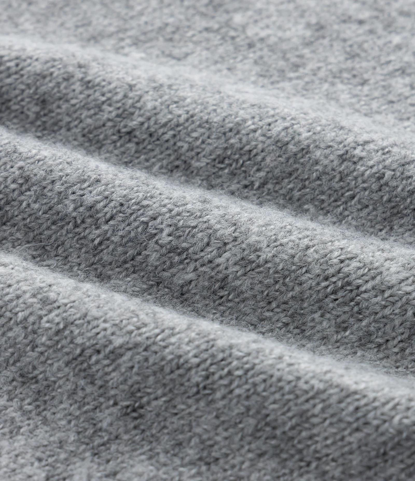 Suéter Amplo em Tricô com Brilhos na Manga Curve & Plus Size Cinza 3