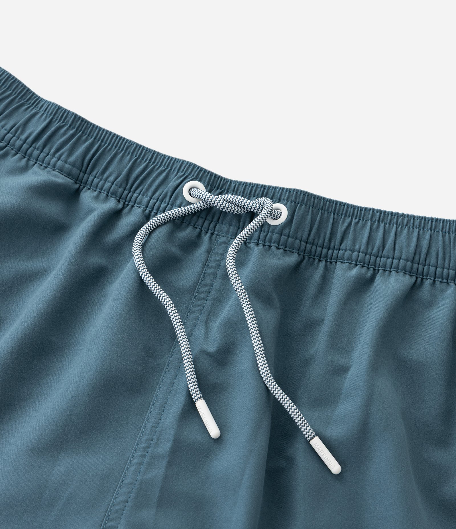 Bermuda de Banho em Peach Touch com Cós Elástico Azul médio 9