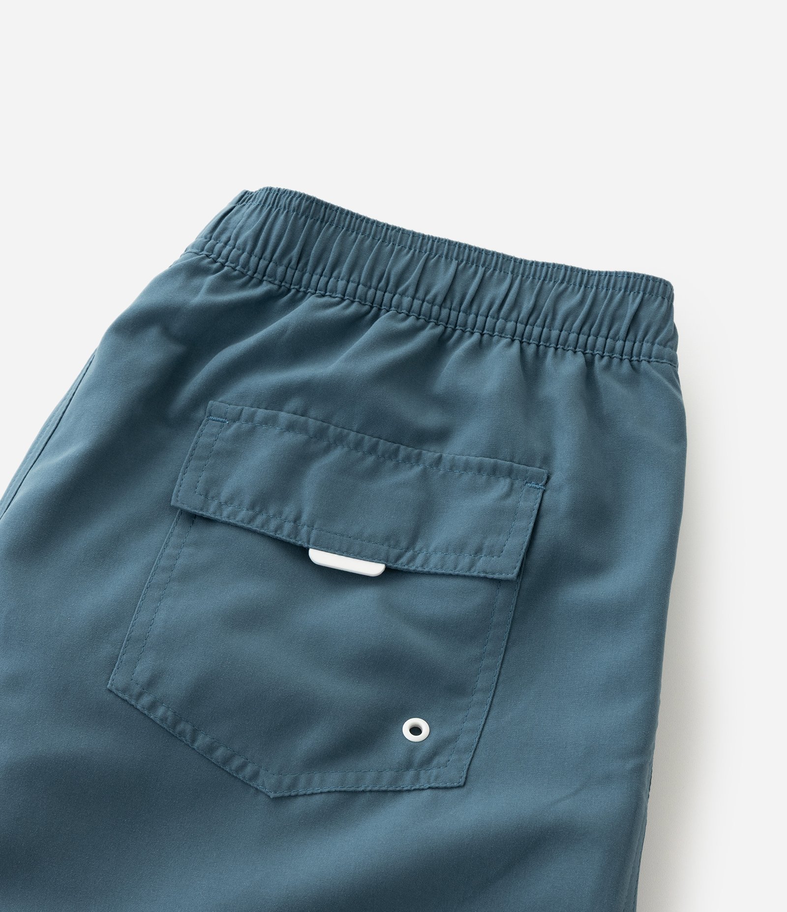 Bermuda de Banho em Peach Touch com Cós Elástico Azul médio 11