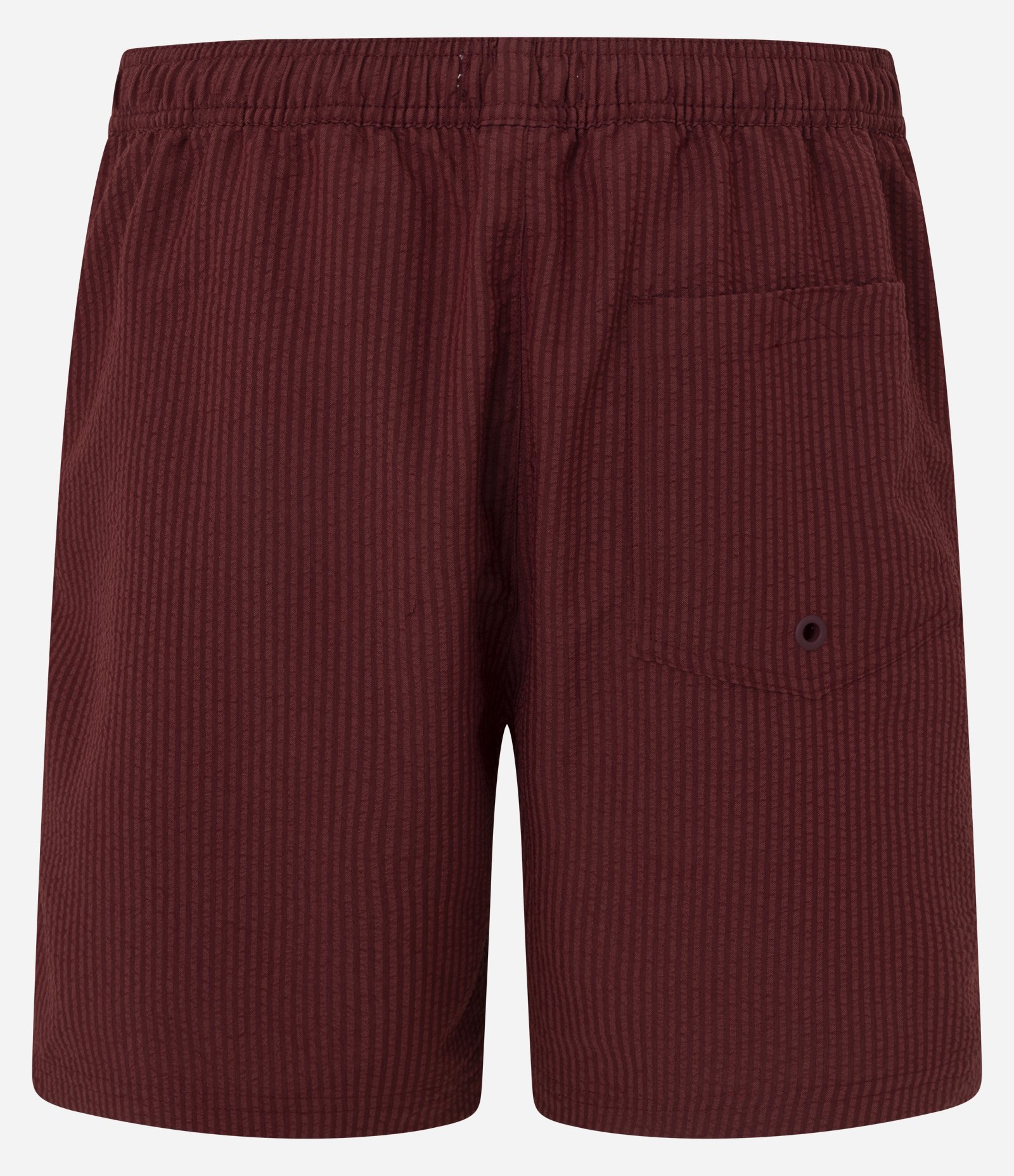 Bermuda de Praia em Anarruga com Textura Vermelho 6