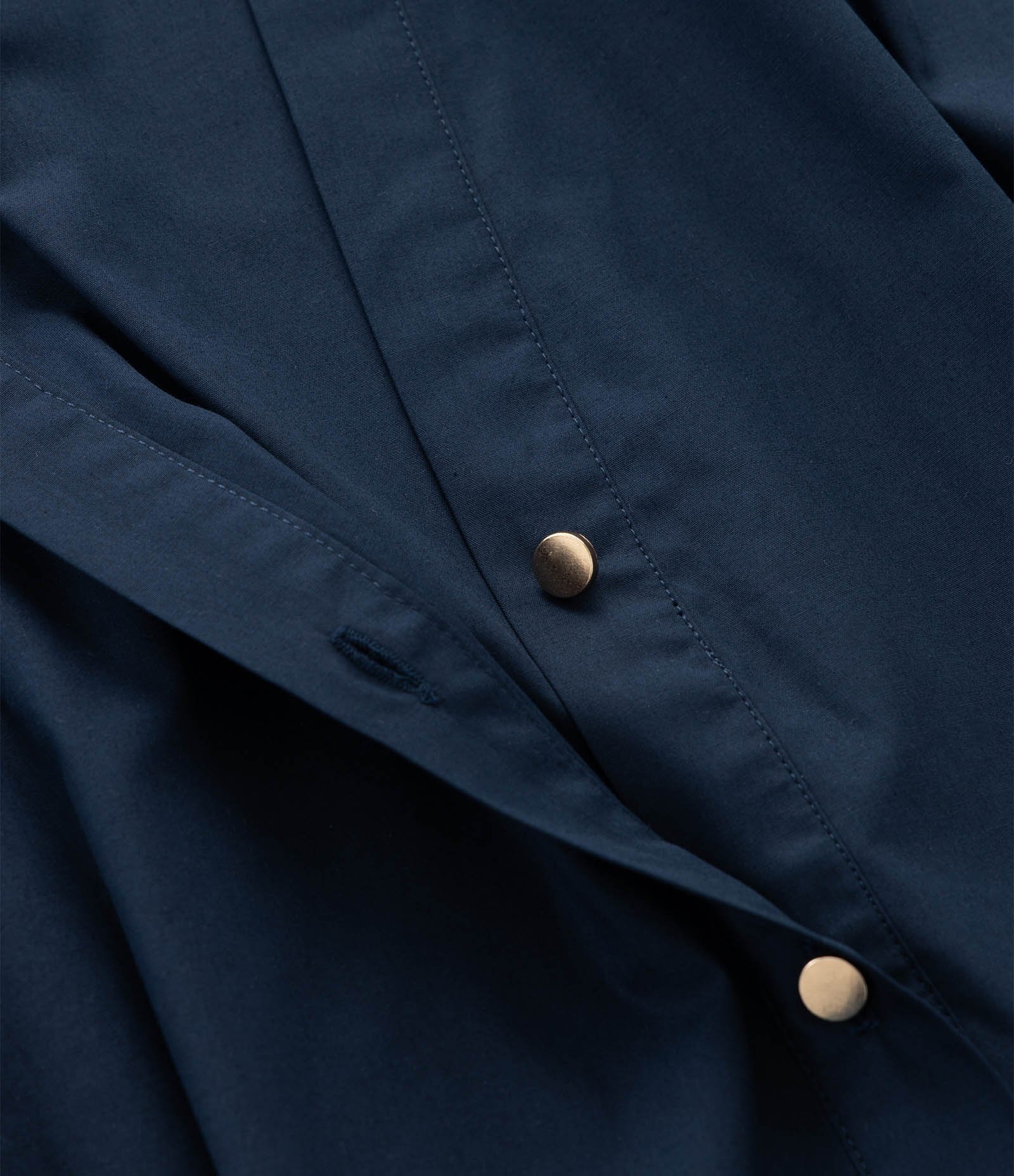 Vestido Chemise Midi com Gola Padre e Cinto Curve & Plus Size Azul 4