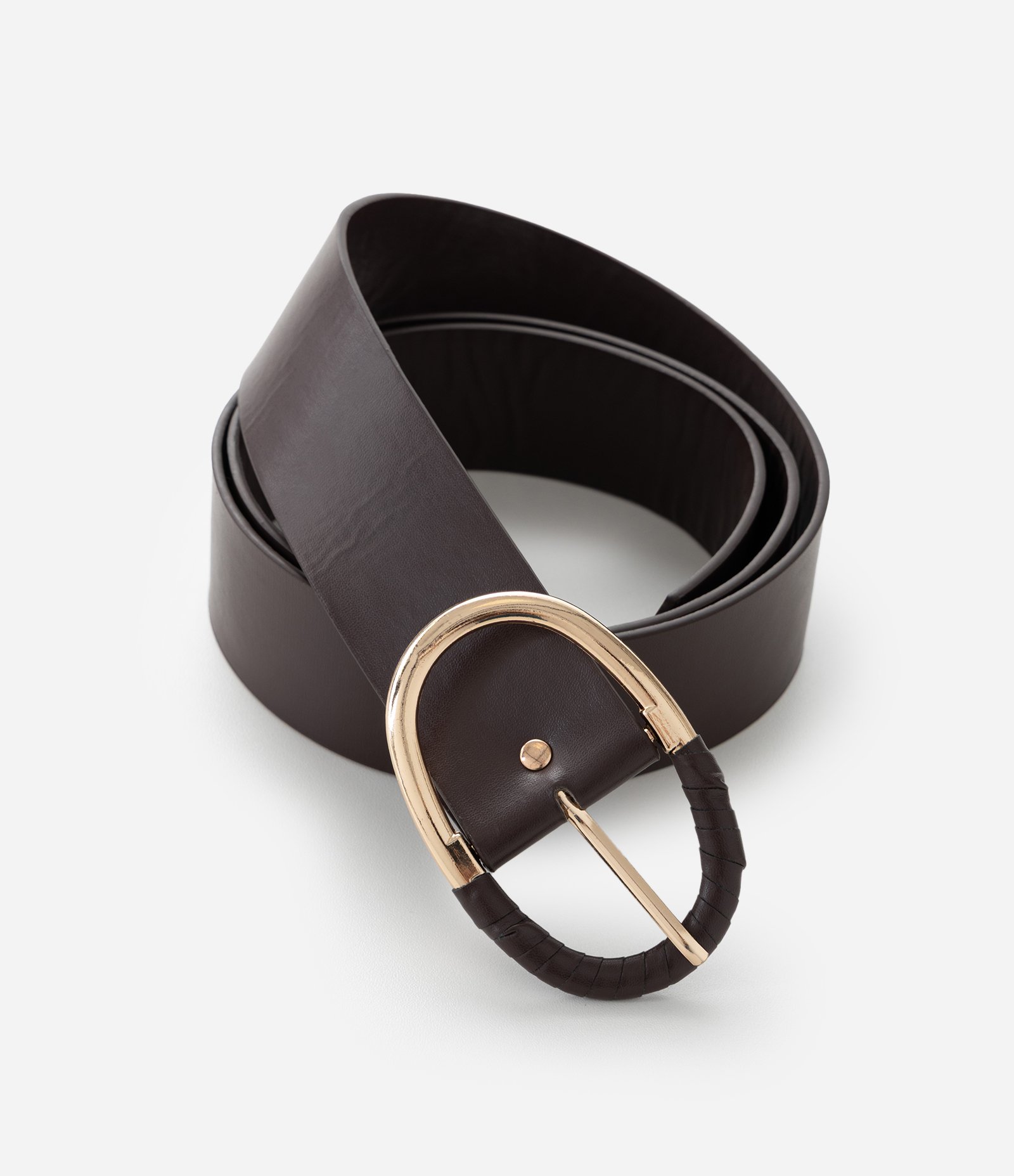 Vestido Chemise Midi com Gola Padre e Cinto Curve & Plus Size Azul 6