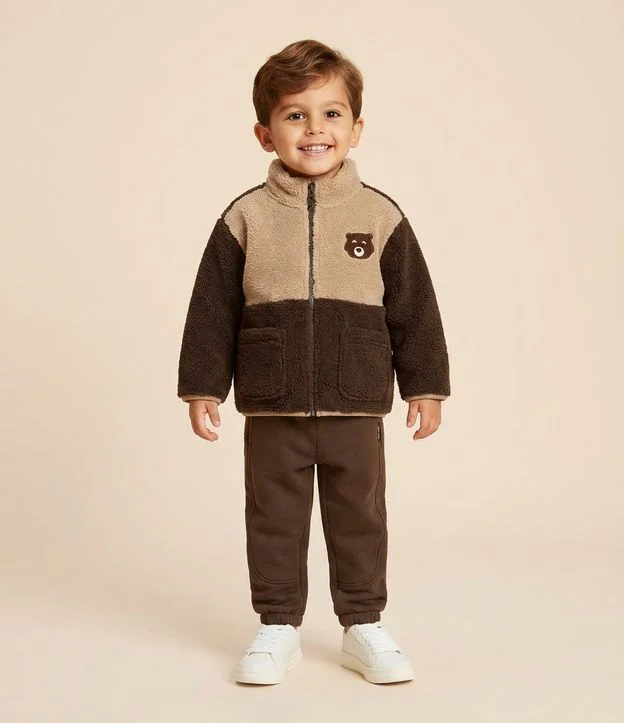 Calça Infantil com Bolso Embutido – Tam 1 a 5/6 Anos