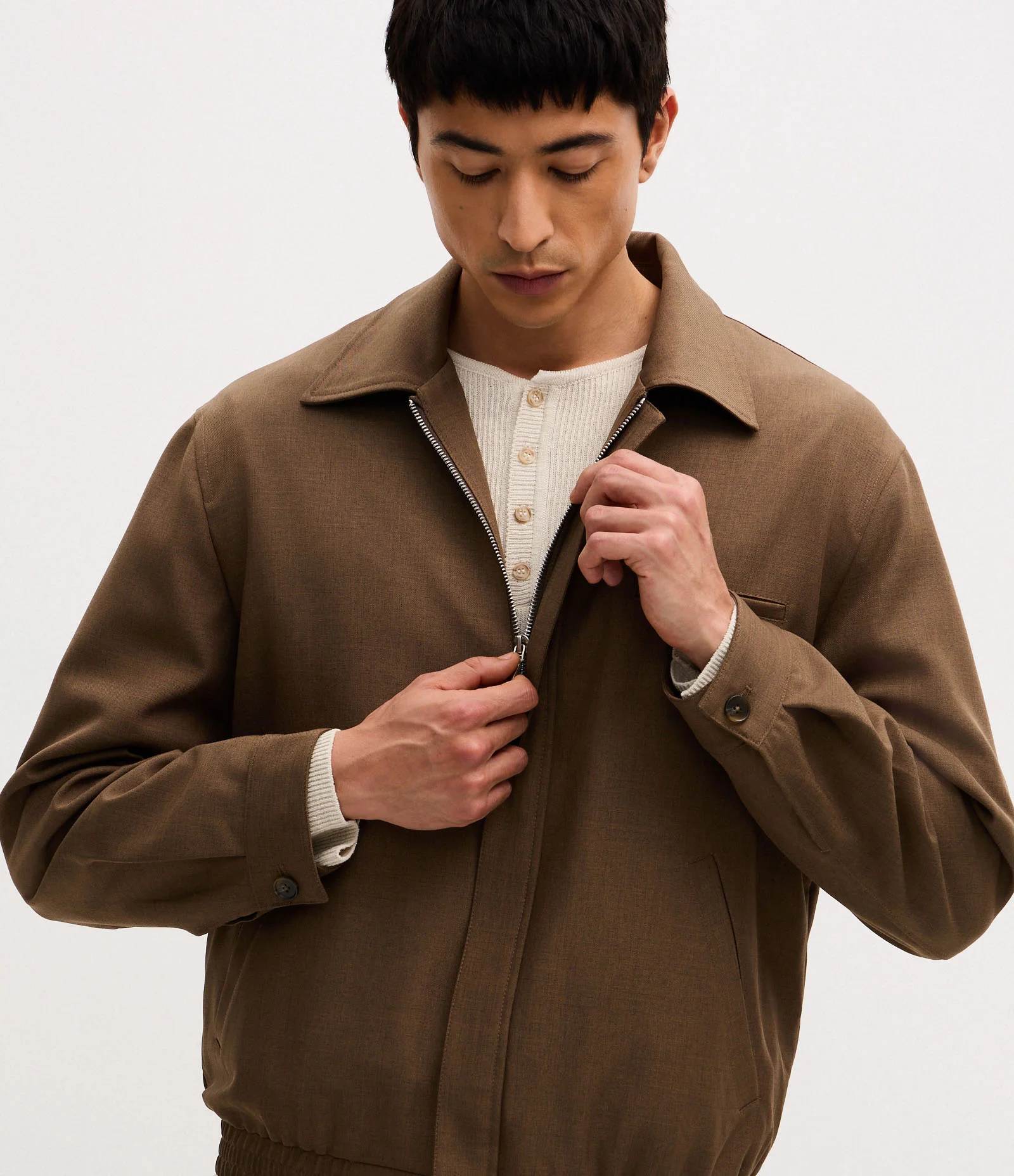 Jaqueta em Sarja Marrom 4