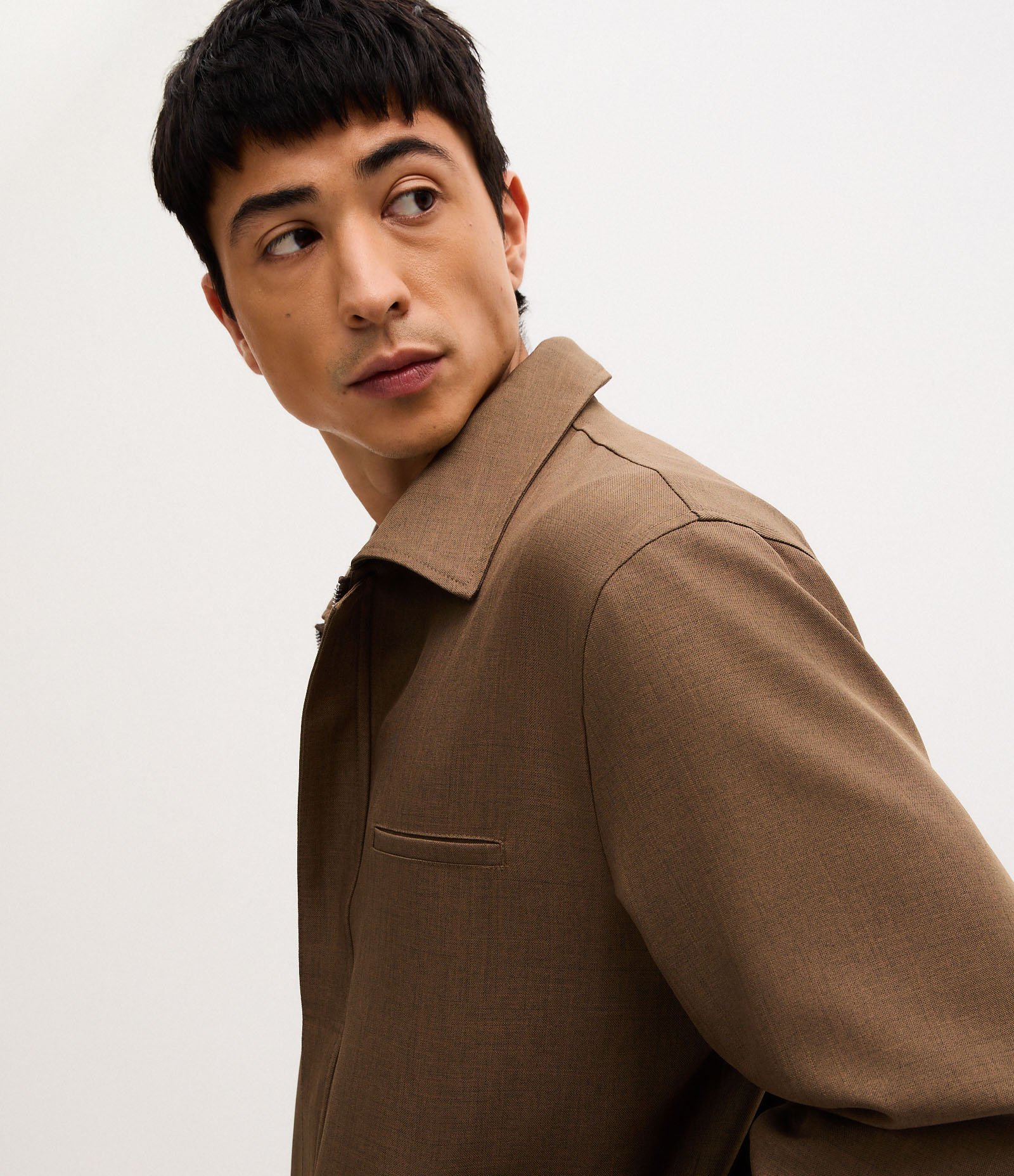 Jaqueta em Sarja Marrom 5