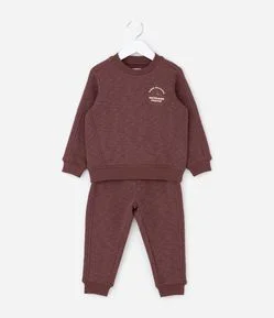 Conjunto Infantil com Recortes Matelassados – Tam 1 a 5/6 Anos