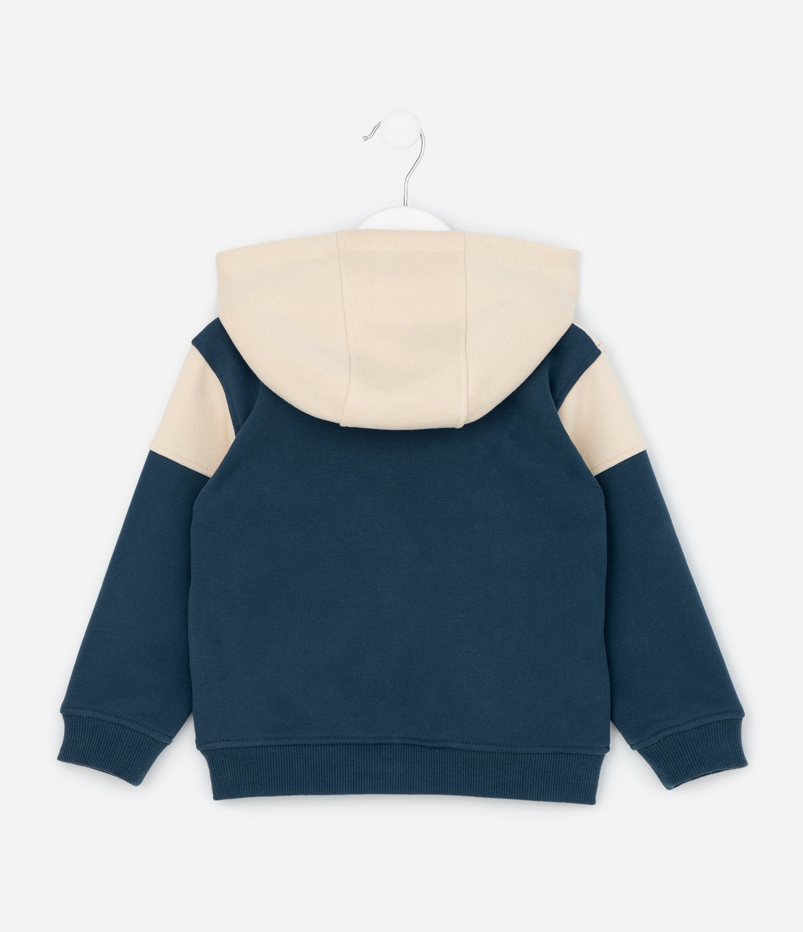 Jaqueta College Infantil em Moletom com Capuz - Tam 1 a 5 anos Azul 3