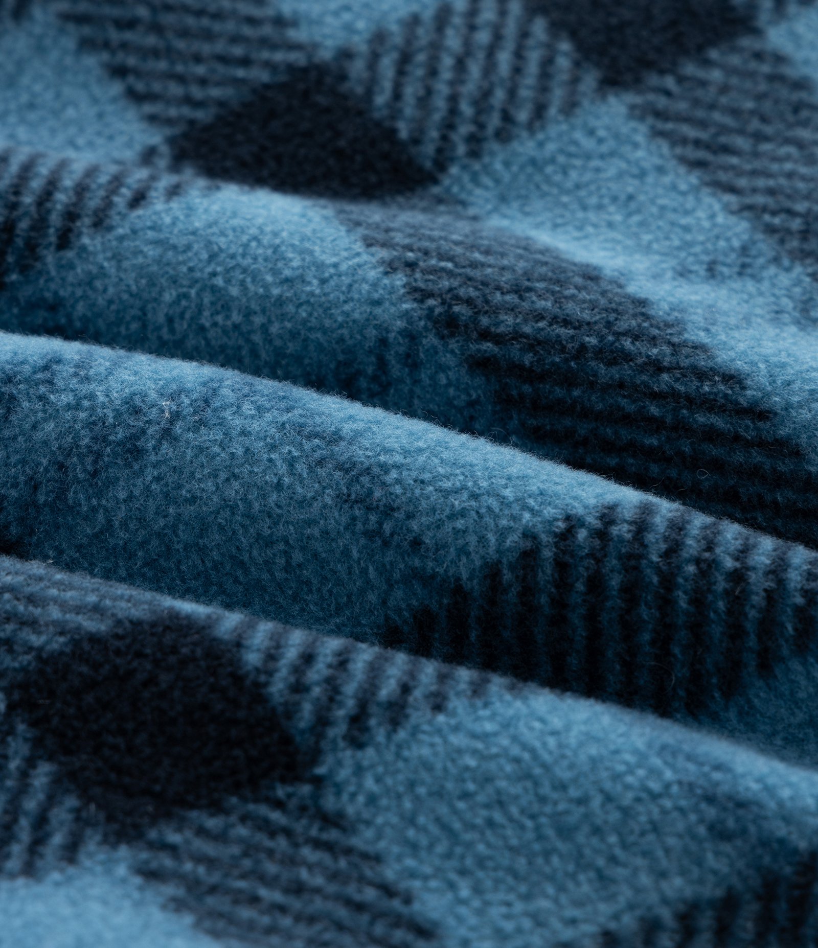 Jaqueta Infantil em Sherpa Xadrez com Capuz – Tam 1 a 6 Anos Azul/Preto 3