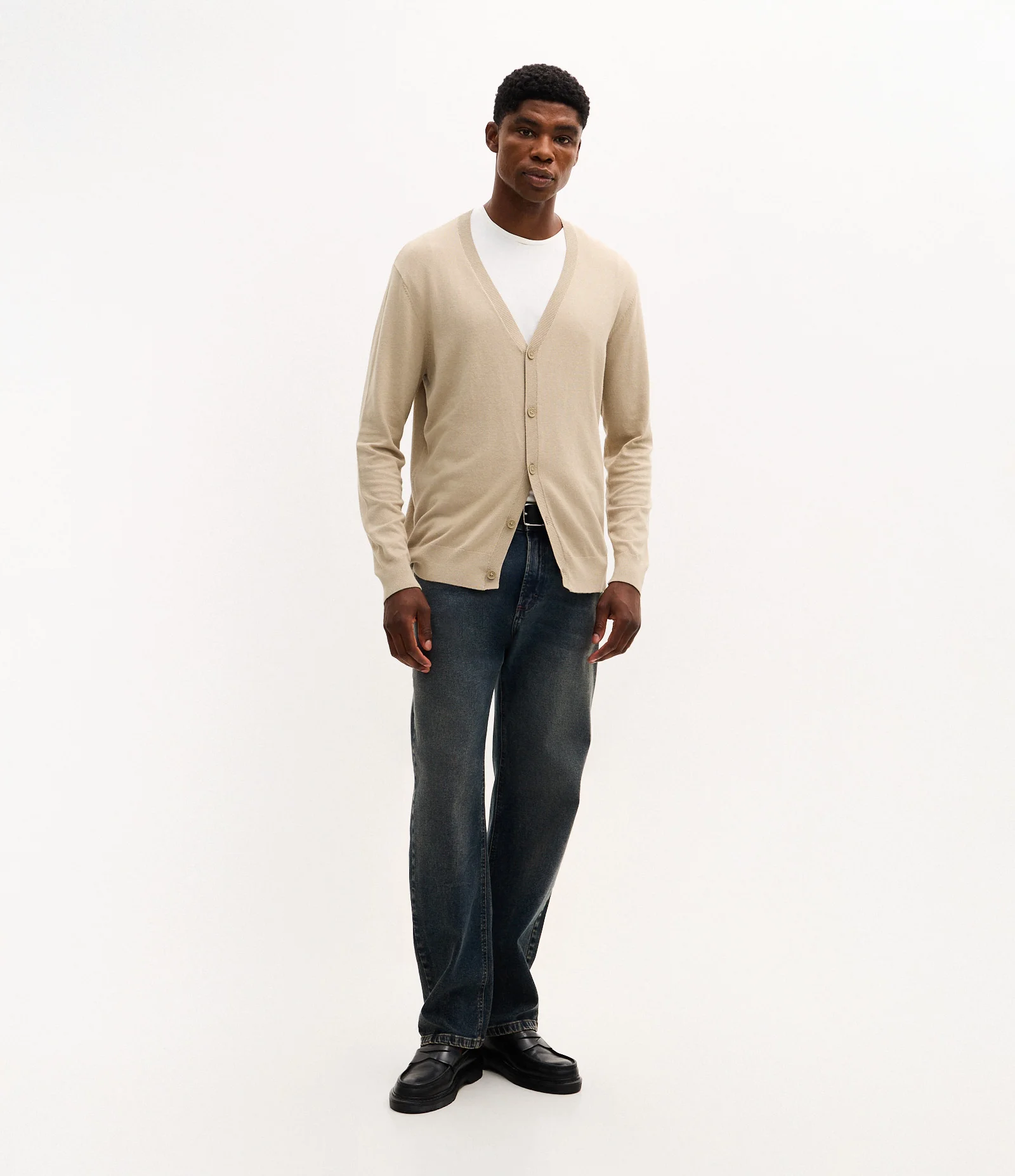 Cardigan Texturizado Bege 2