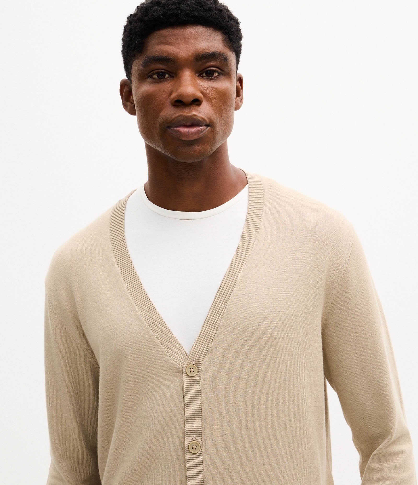 Cardigan Texturizado Bege 3