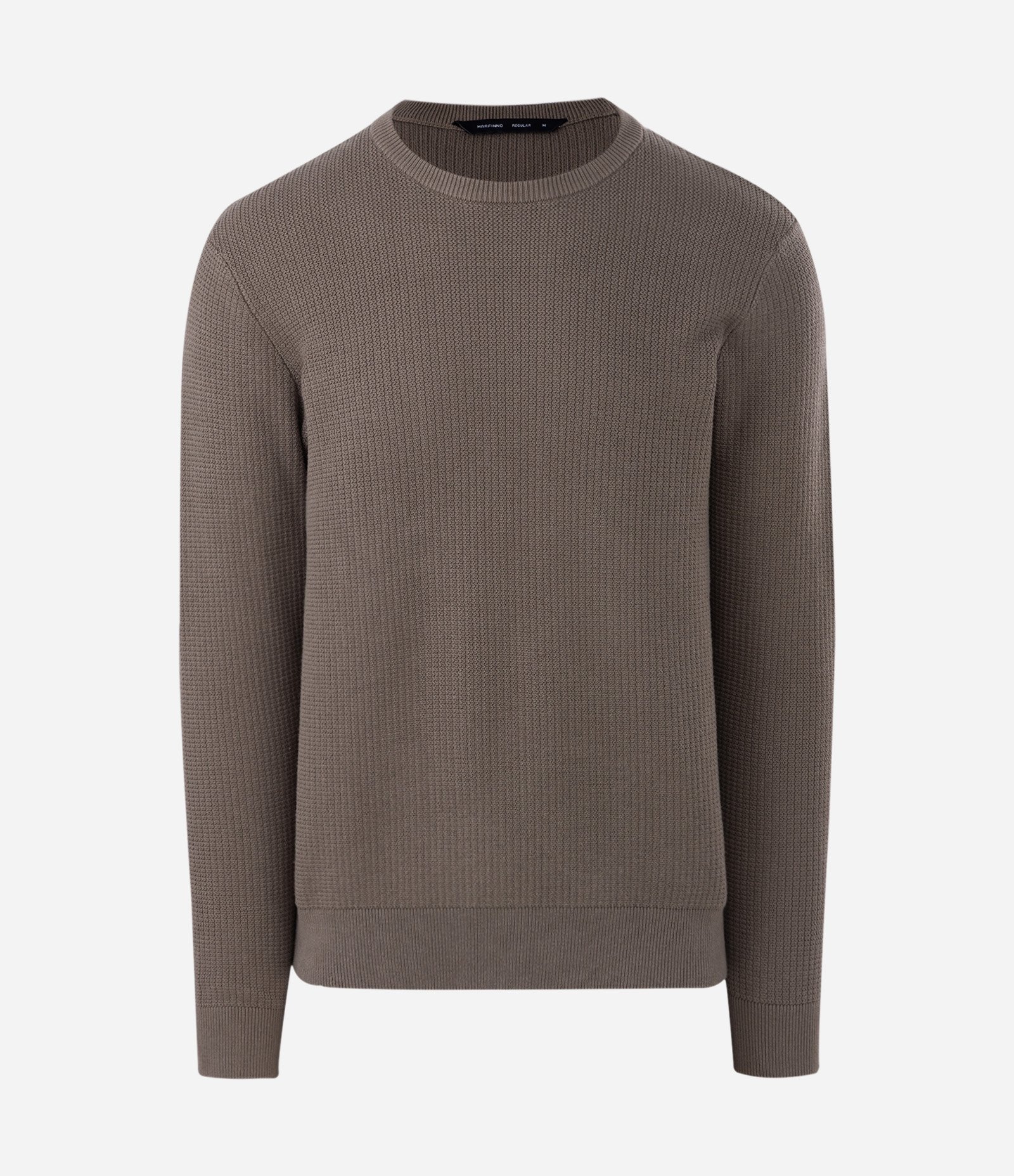 Suéter em Algodão Texturizado Zig Zag Verde 5