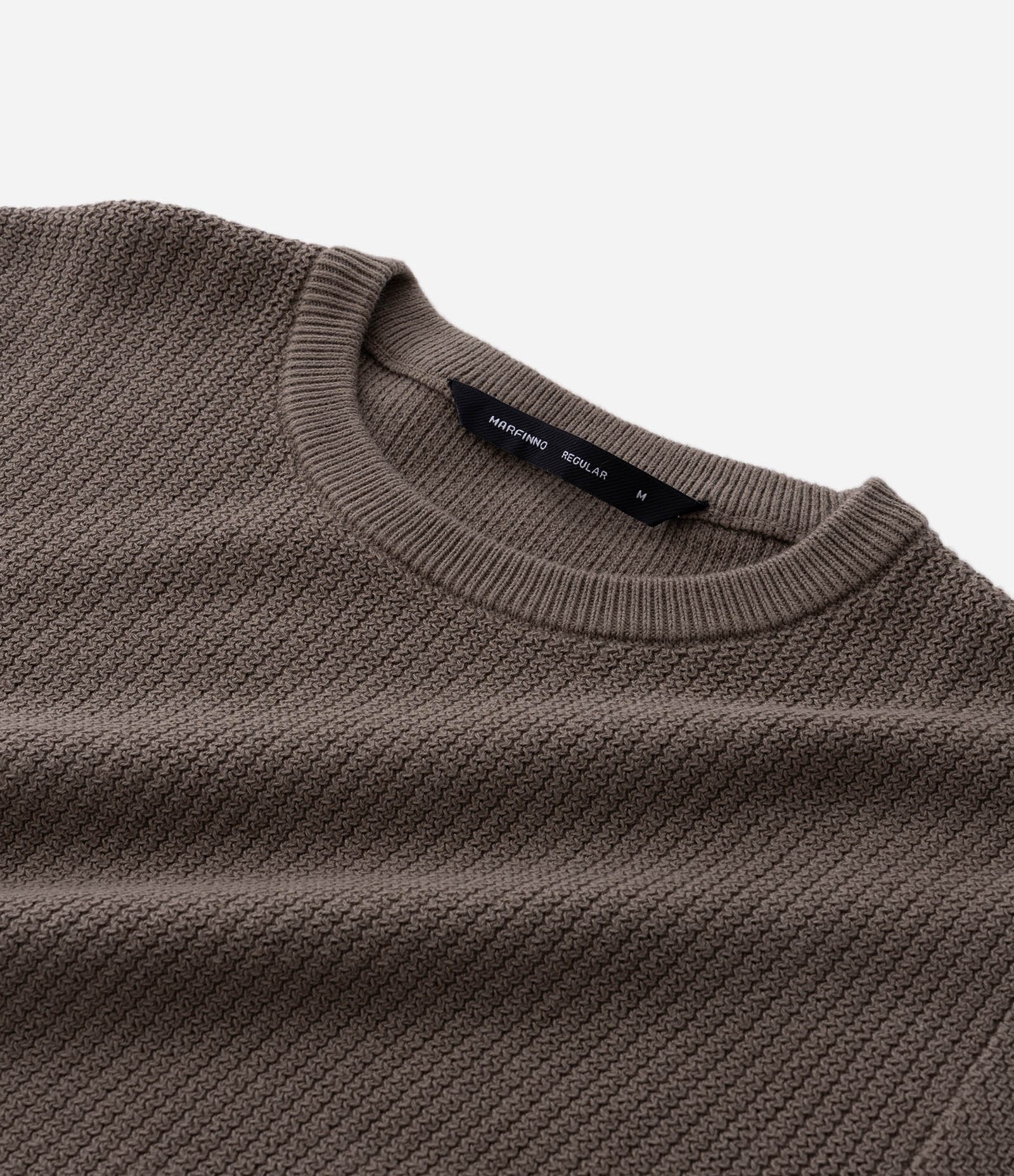 Suéter em Algodão Texturizado Zig Zag Verde 8