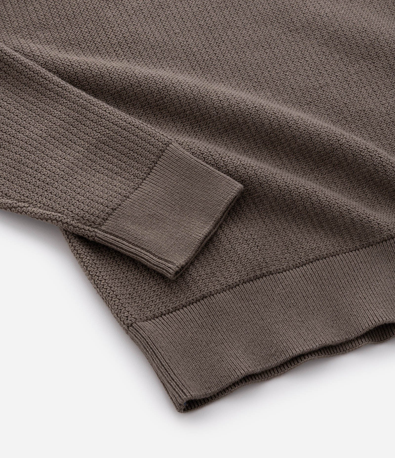 Suéter em Algodão Texturizado Zig Zag Verde 9