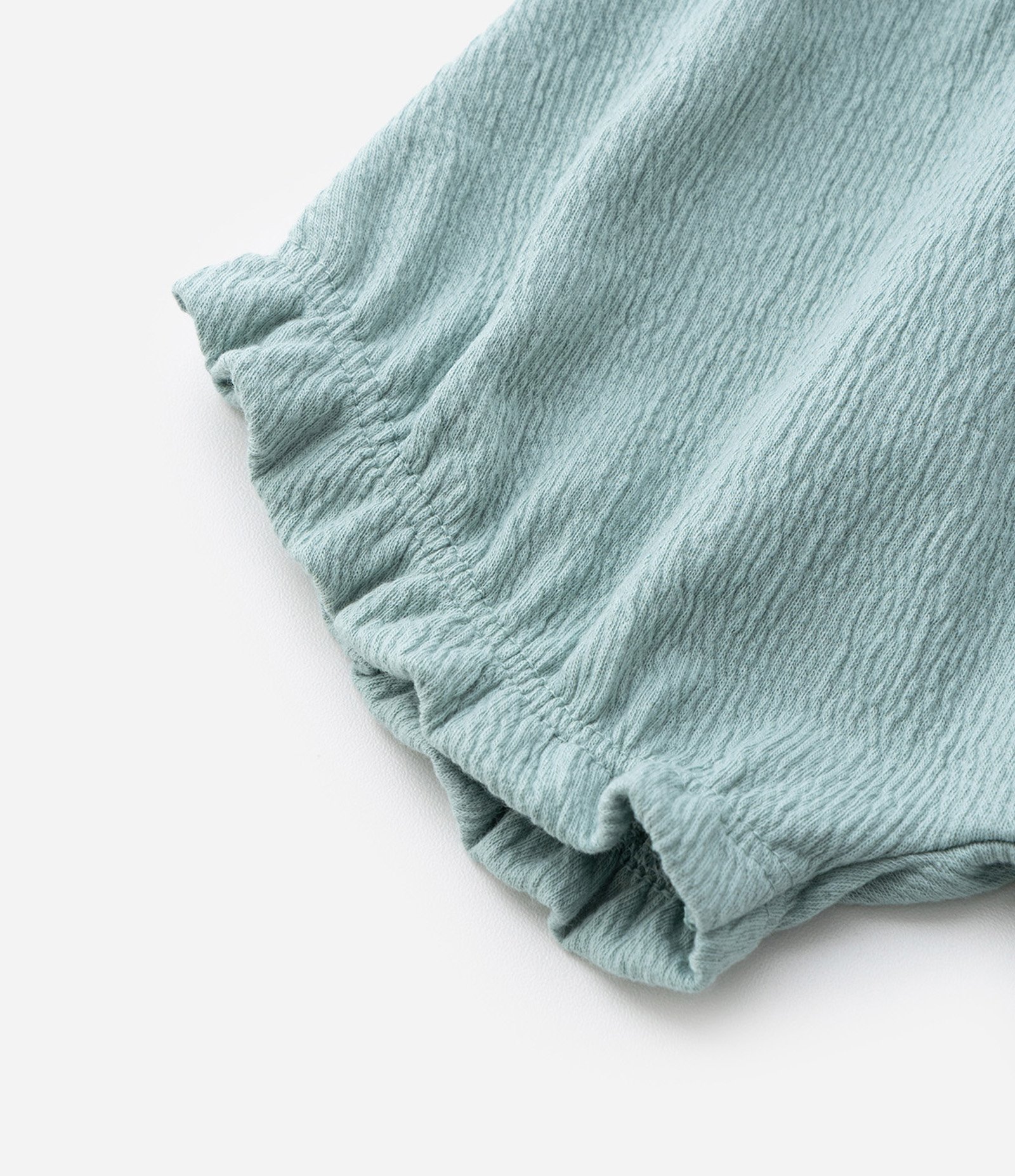 Conjunto Infantil com Estampa Floral Liberty Texturizado - Tam 0 a 18 Meses Verde 9