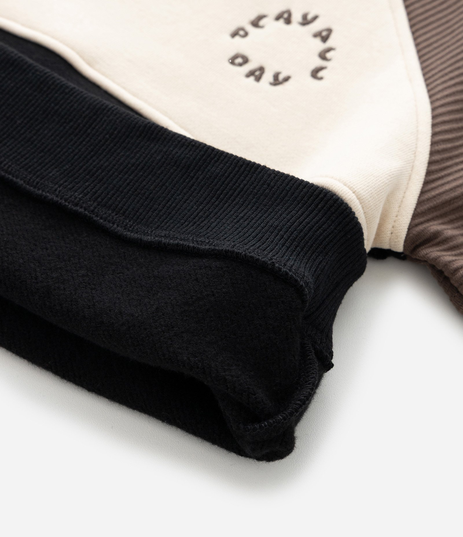 Conjunto Infantil com Ottoman e Lettering – Tam 1 a 5/6 Anos Marrom/Preto 11