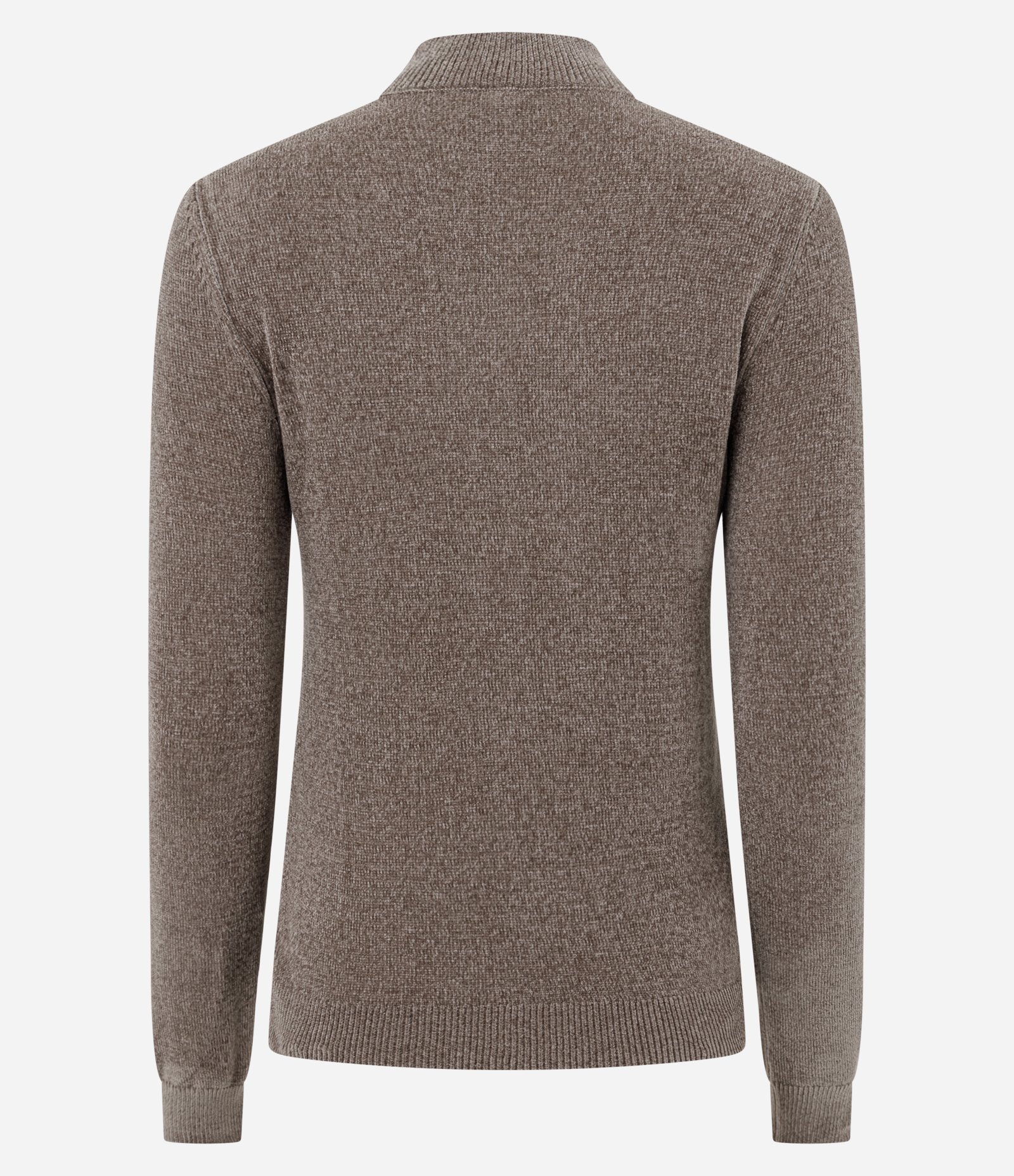 Blusa em Chenille com Gola Altinha Bege 3