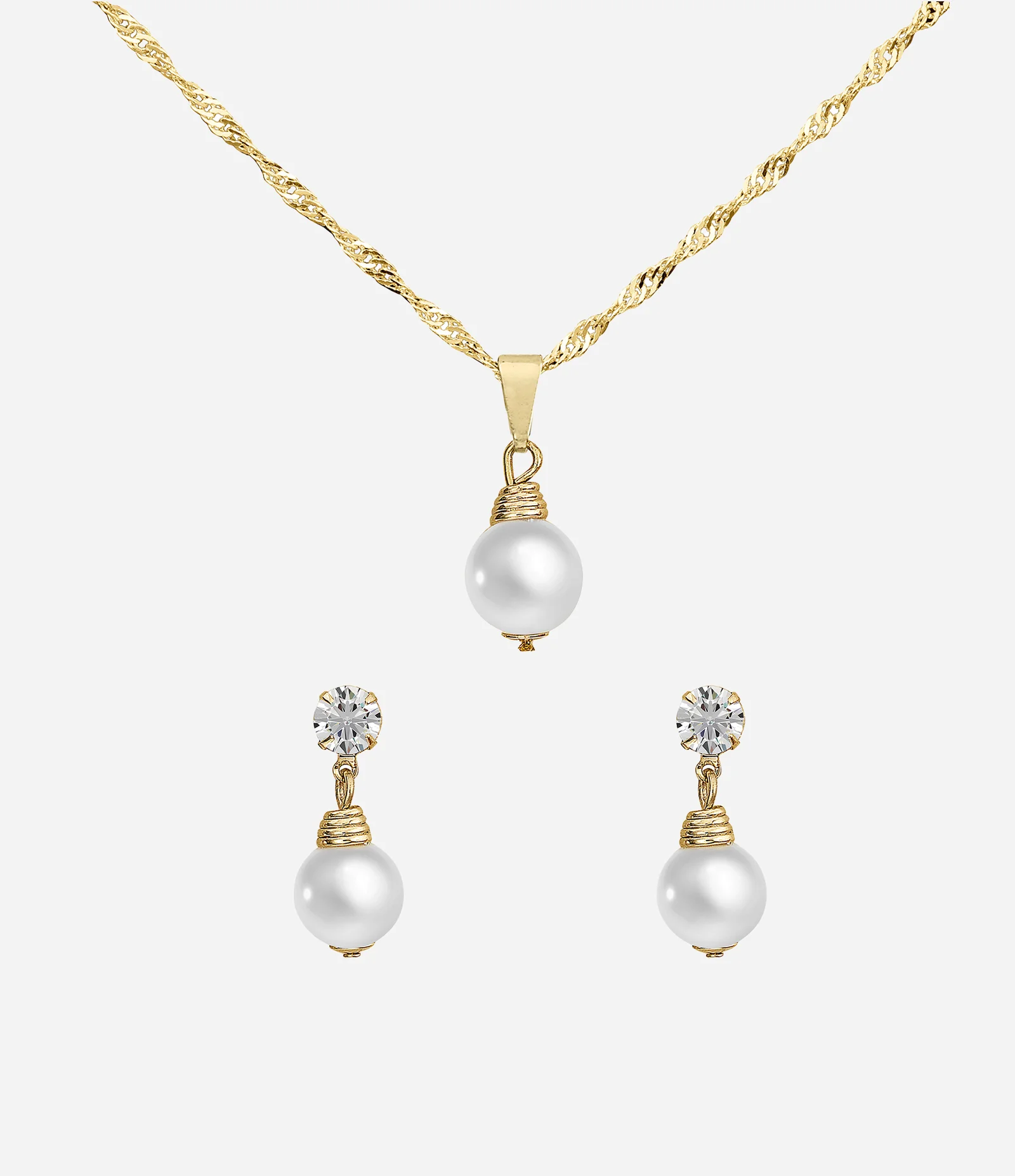 Kit Relógio Analógico Metal Feminino Champion Bicolor 3