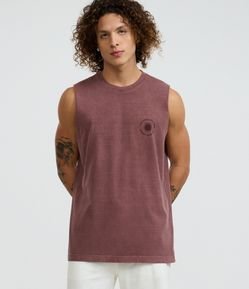 Regata Comfort em Meia Malha Estonada Sol chasing sunshine