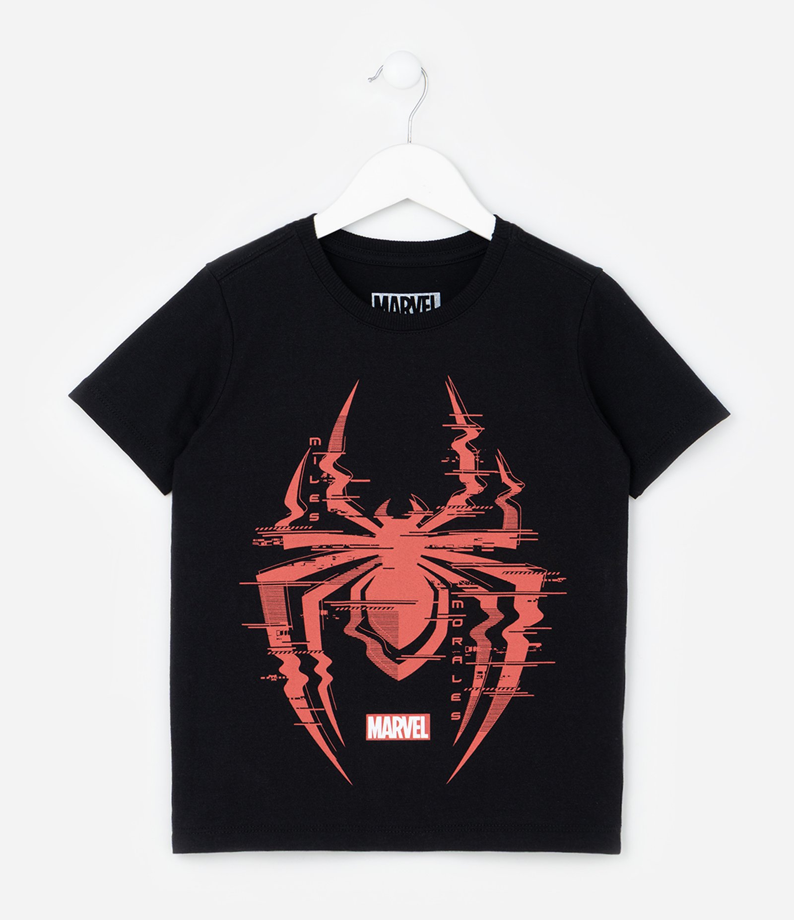 Camiseta Infantil com Estampa do Homem Aranha - Tam 4 a 12 Anos Preto 1