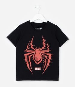 Camiseta Infantil com Estampa do Homem Aranha - Tam 4 a 12 Anos