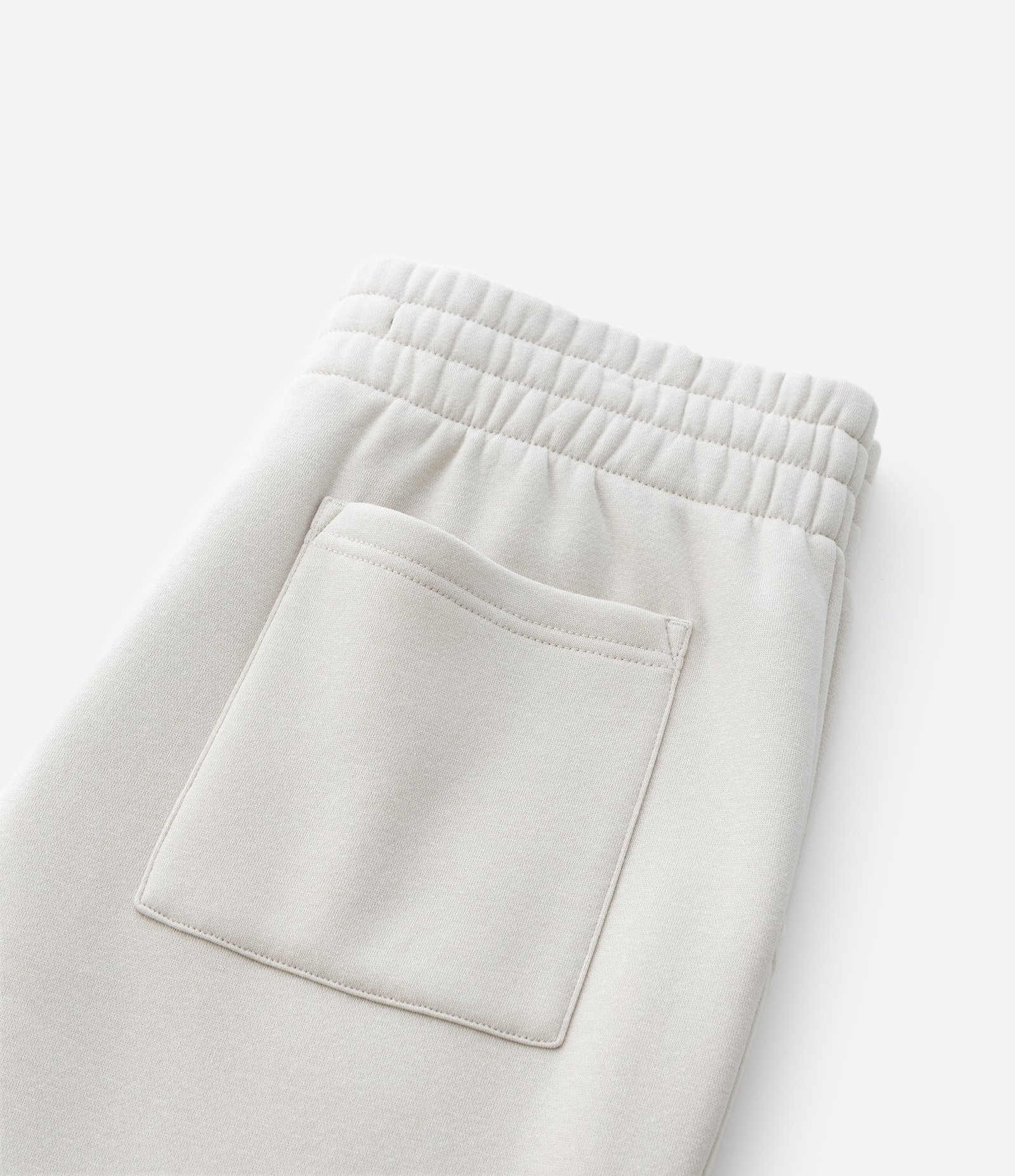 Calça Jogger em Moletom com Felpa e Punho Ajustado Bege Claro 8