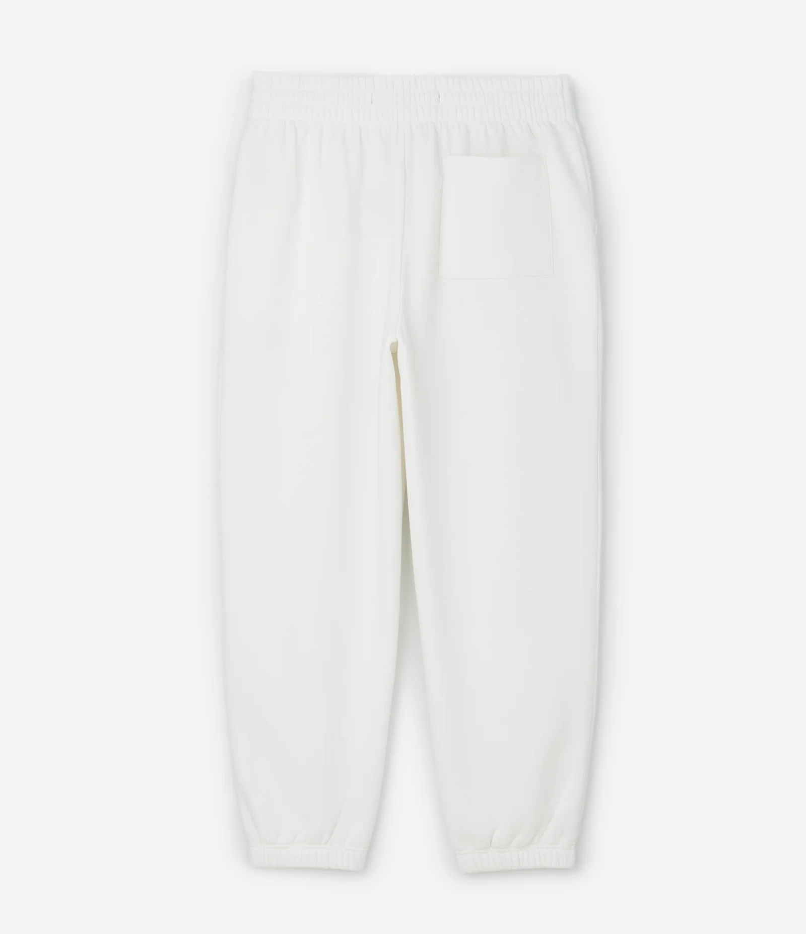 Calça Jogger em Moletom com Felpa e Punho Ajustado Branco 2