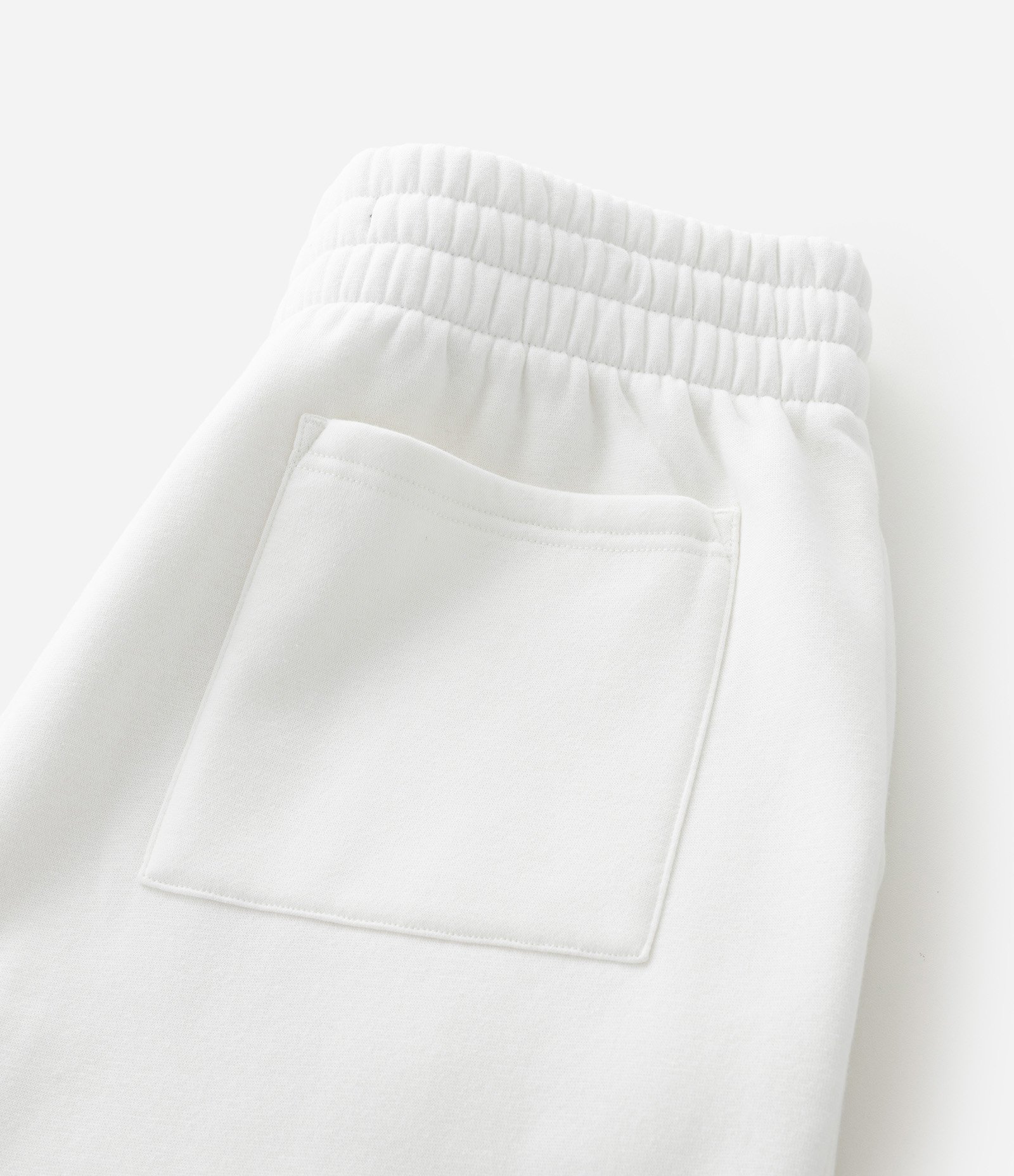 Calça Jogger em Moletom com Felpa e Punho Ajustado Branco 7