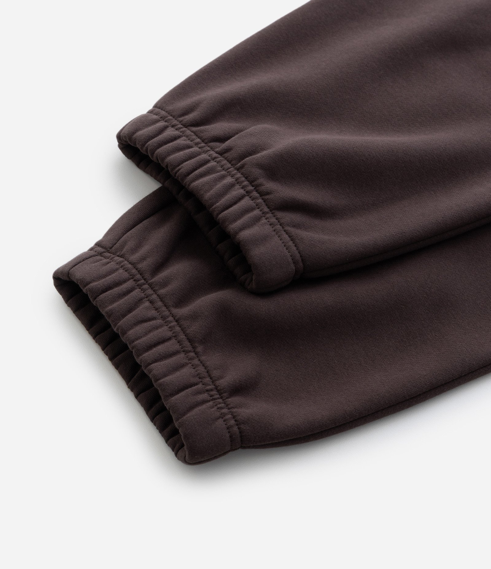 Calça Jogger em Moletom com Felpa e Punho Ajustado Marrom Escuro 8