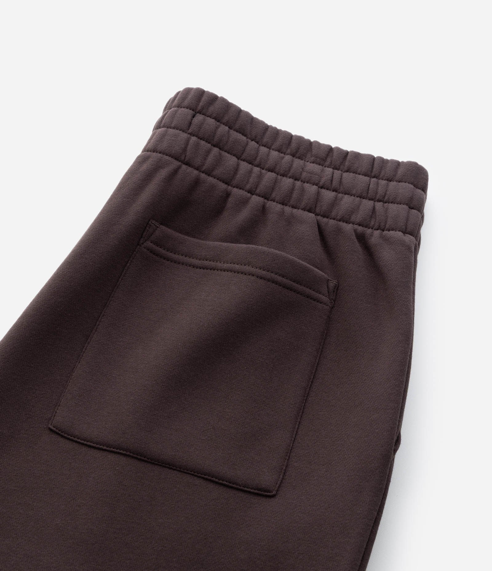 Calça Jogger em Moletom com Felpa e Punho Ajustado Marrom Escuro 11