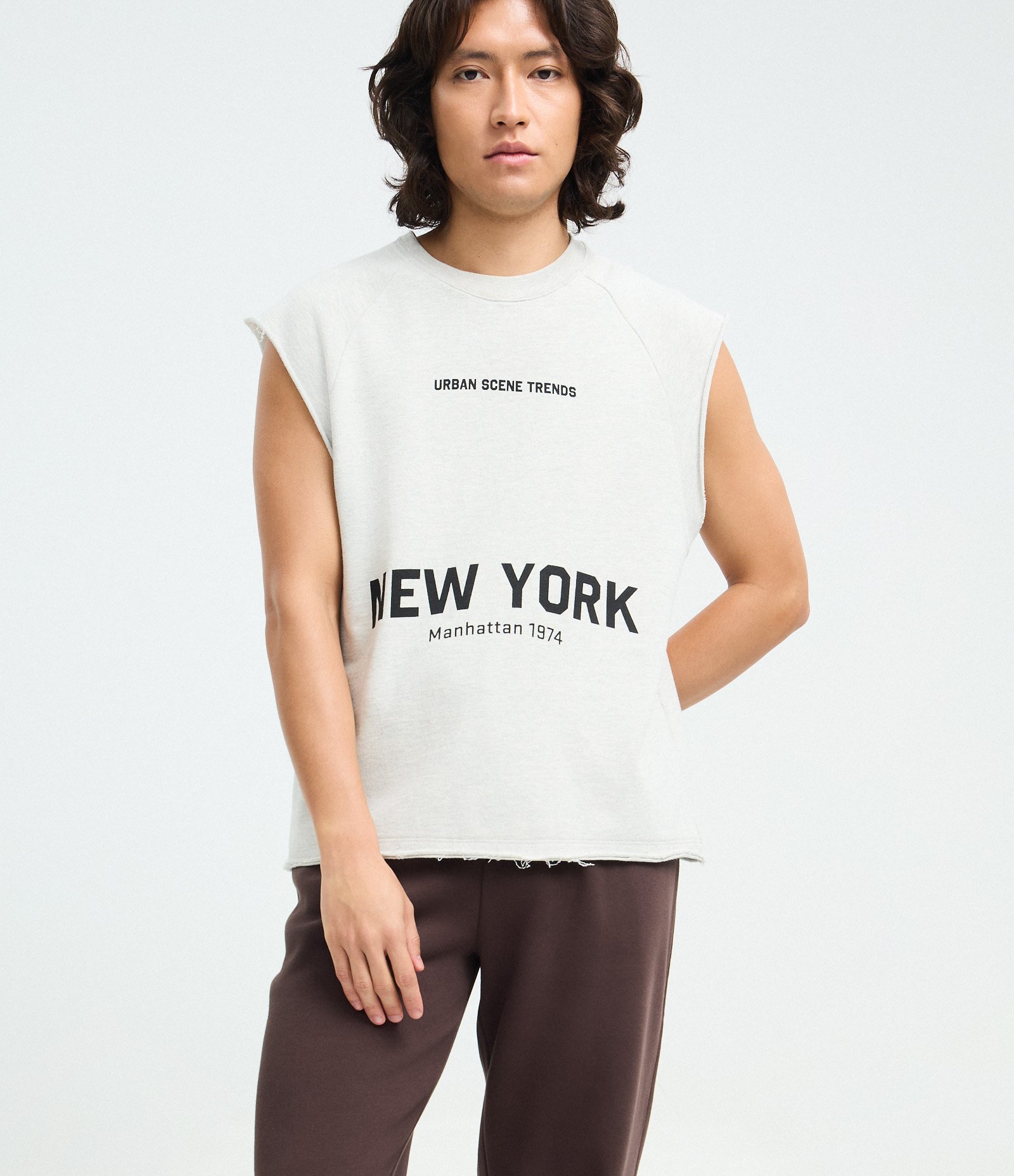 Calça Jogger em Moletom com Felpa e Punho Ajustado Marrom Escuro 4