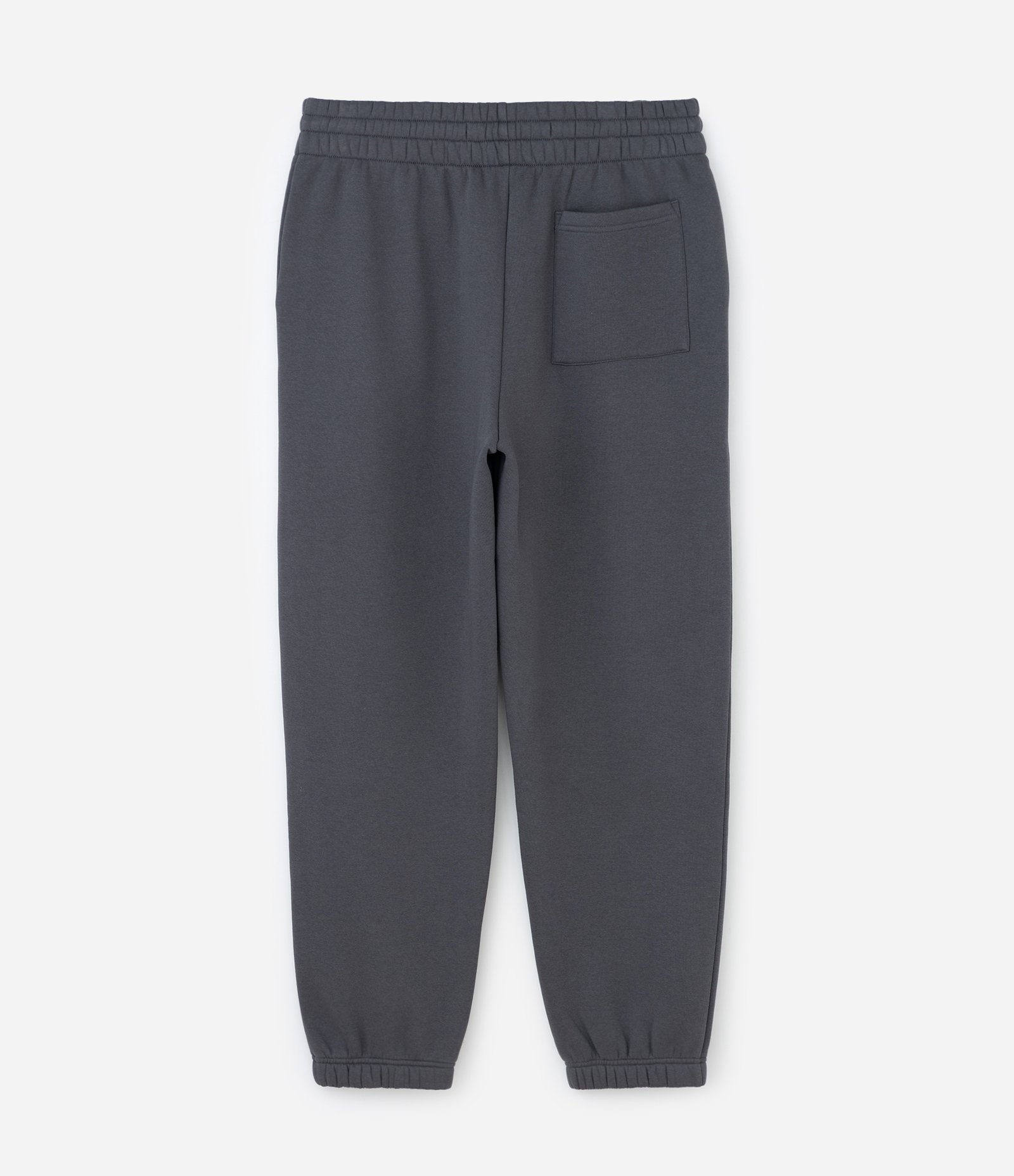 Calça Jogger em Moletom com Felpa e Punho Ajustado Cinza Chumbo 2
