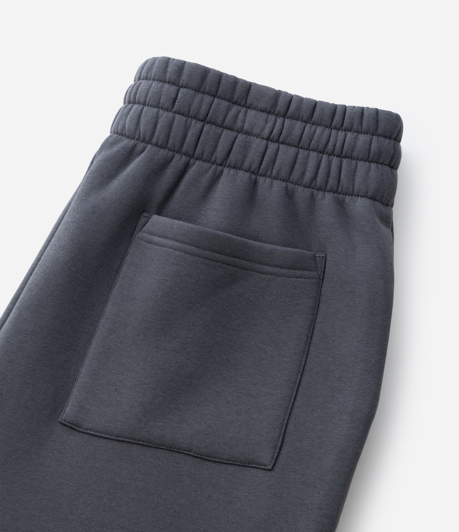 Calça Jogger em Moletom com Felpa e Punho Ajustado Cinza Chumbo 7